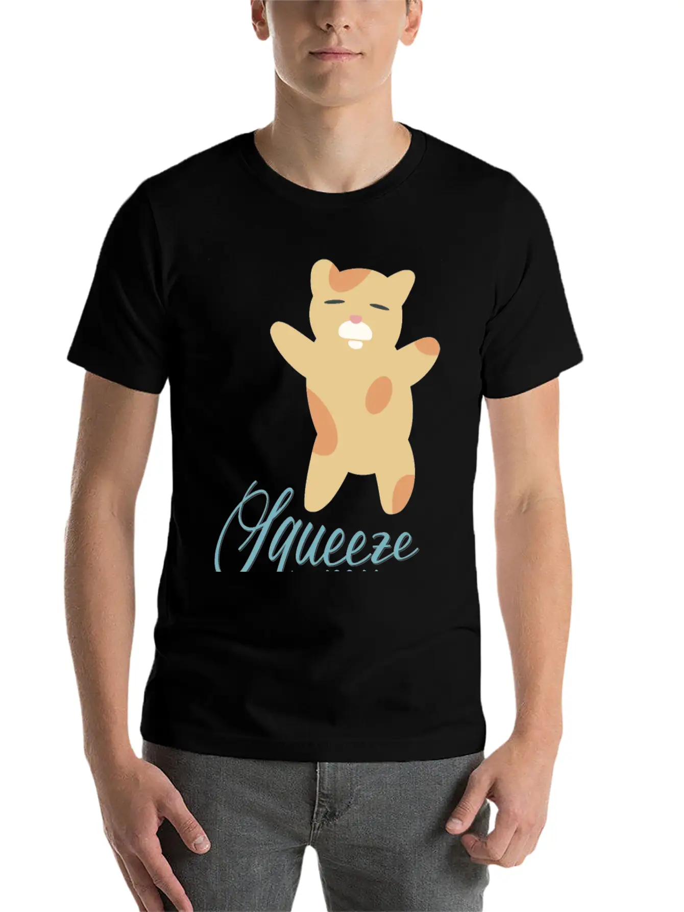 Squeeze My Body Essential Cotton Tee For Daily Outfits ¨C Unisex Style