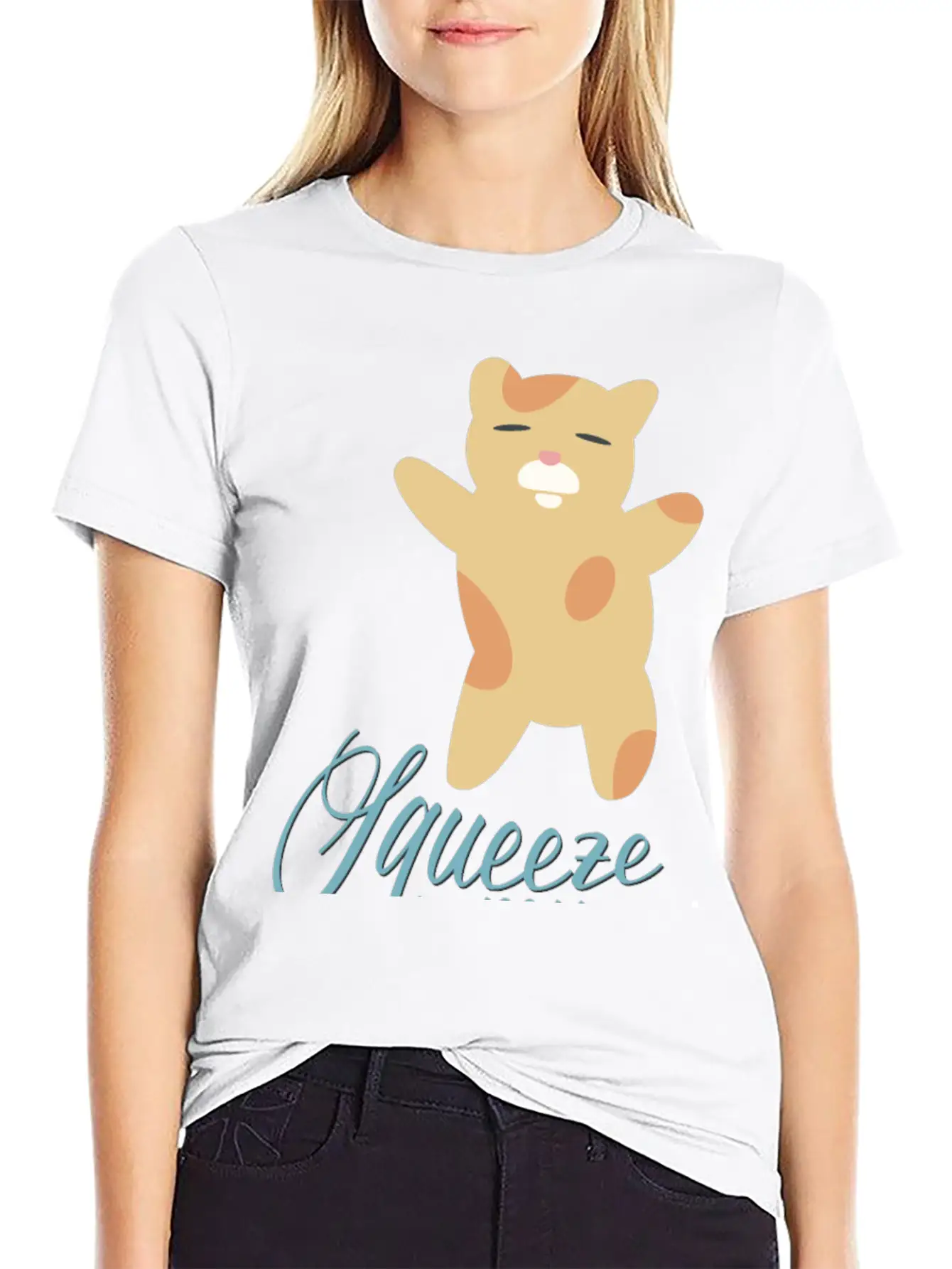 Squeeze My Body Essential Cotton Tee For Daily Outfits ¨C Unisex Style
