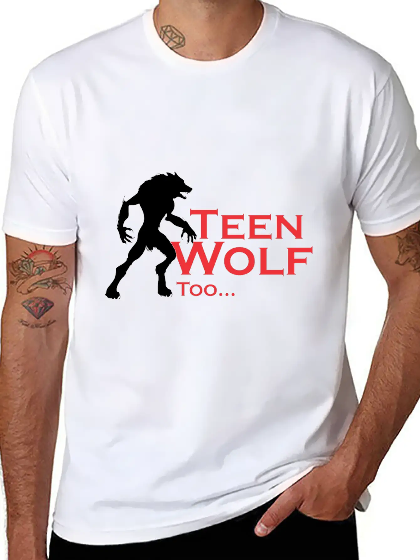 Stand Wolf Basic Graphic T-Shirt ¨C Daily Comfort In Soft Cotton