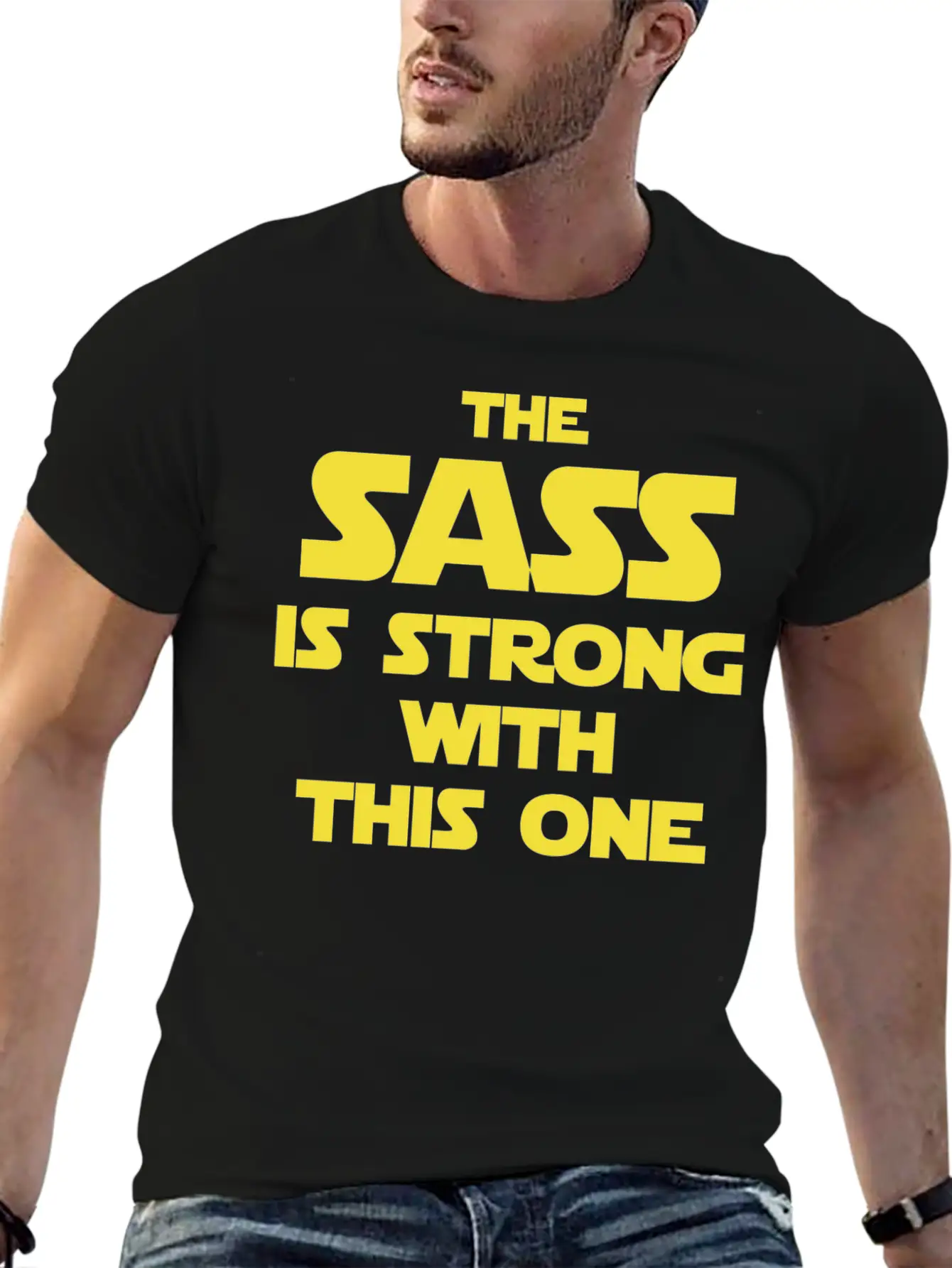 Star Wars - The Sass Is Strong Star Wars Basic Graphic T-Shirt ¨C Daily Comfort In Soft Cotton