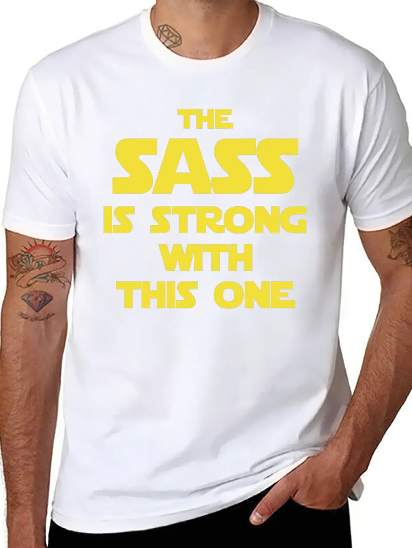 Star Wars - The Sass Is Strong Star Wars Basic Graphic T-Shirt ¨C Daily Comfort In Soft Cotton