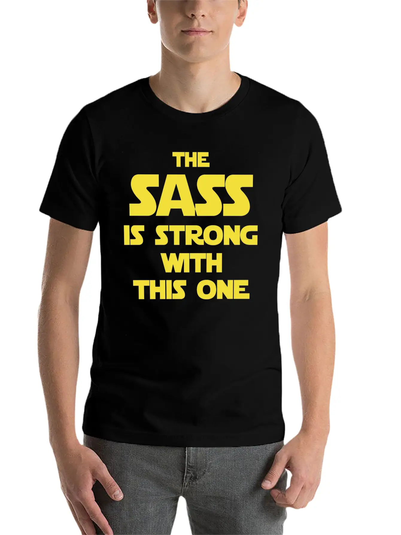 Star Wars - The Sass Is Strong Star Wars Basic Graphic T-Shirt ¨C Daily Comfort In Soft Cotton