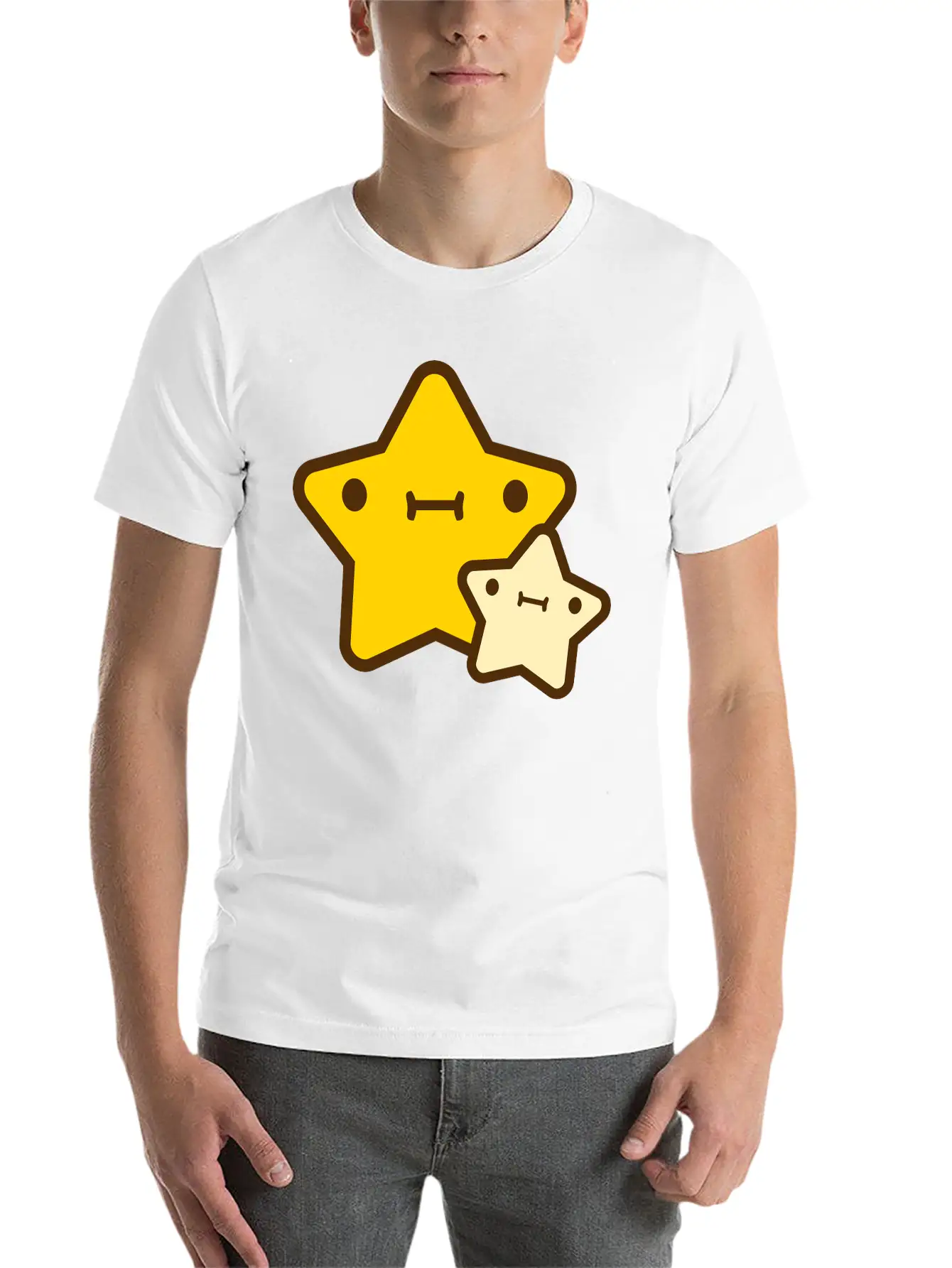 Star With Kid Essential Cotton Tee For Daily Outfits ¨C Unisex Style