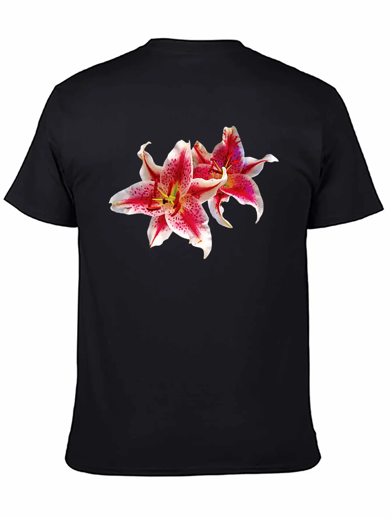 Stargazer Lily Pair Basic Graphic T-Shirt ¨C Daily Comfort In Soft Cotton