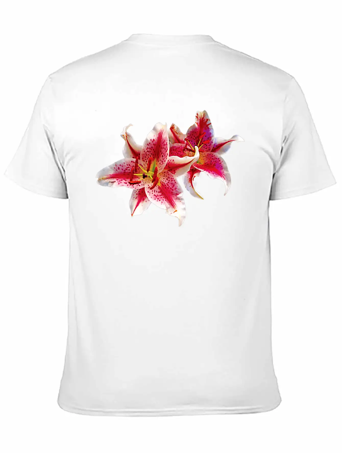 Stargazer Lily Pair Basic Graphic T-Shirt ¨C Daily Comfort In Soft Cotton
