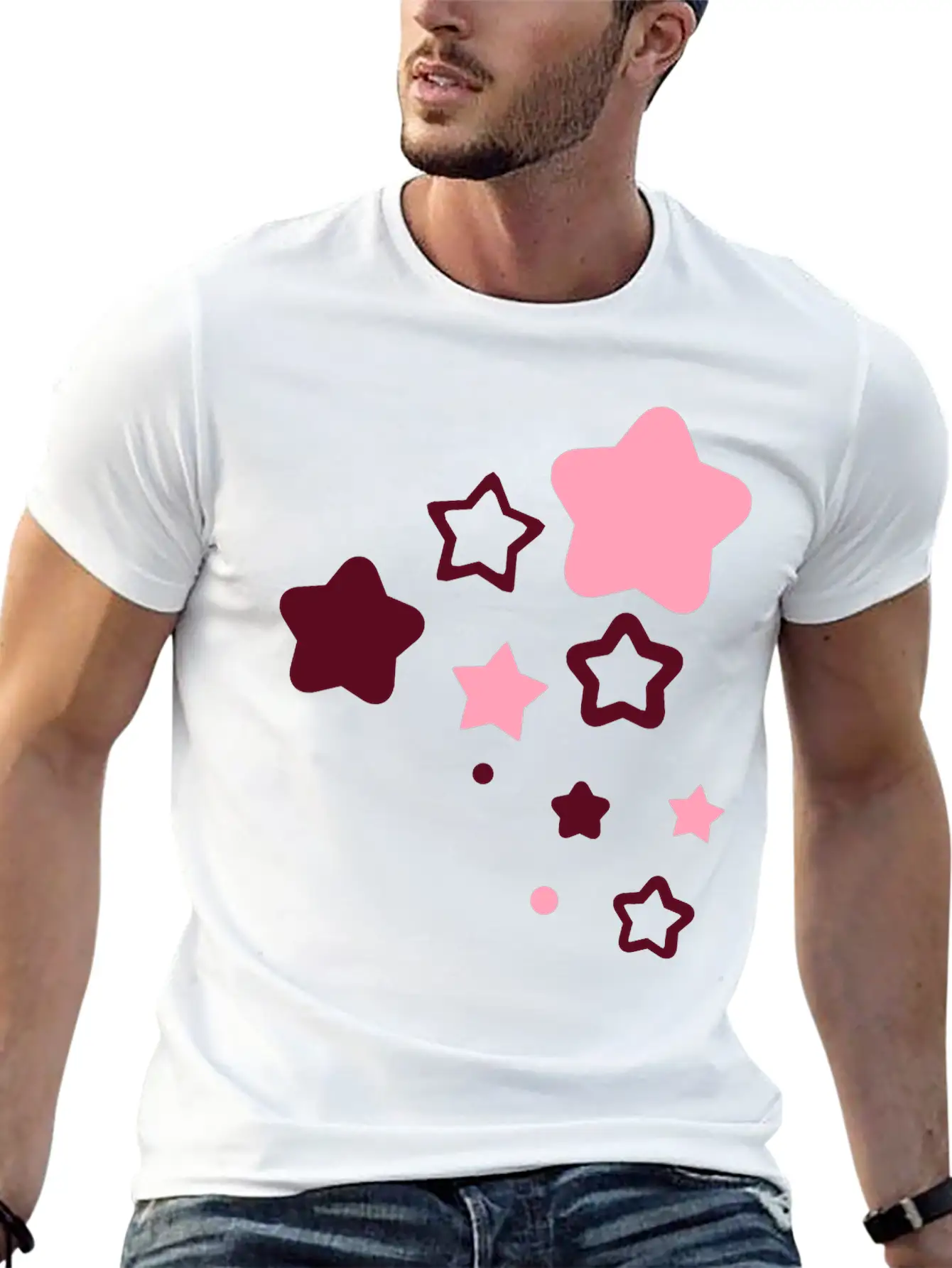 Stars Flowers Love Live Sun Fun Soft Cotton Short Sleeve Tee ¨C Unisex Wardrobe Staple