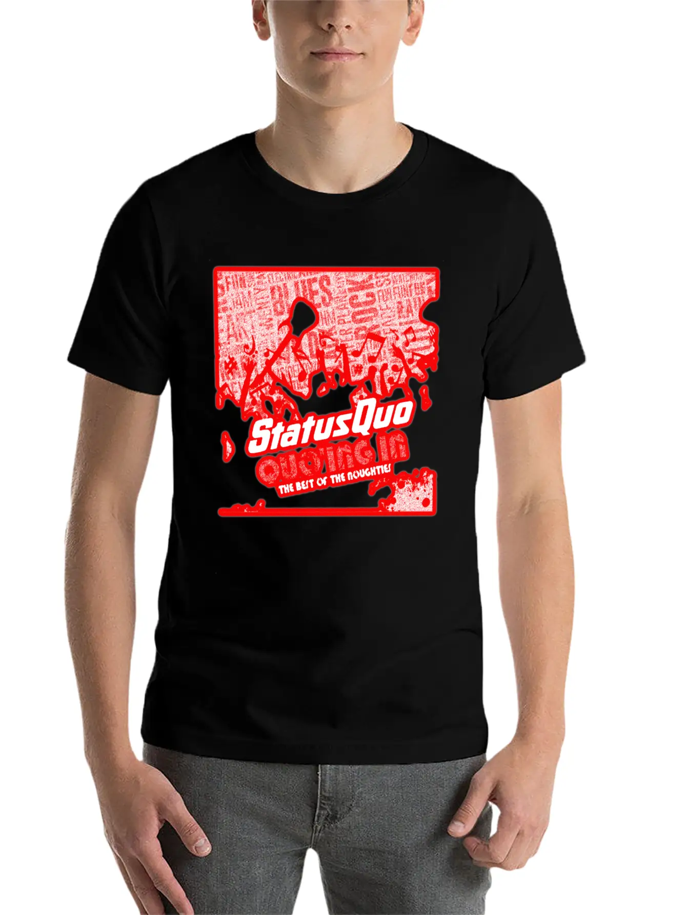 Status Quo Announce New Album Quo Ing In The Best Essential Cotton Tee For Daily Outfits ¨C Unisex Style