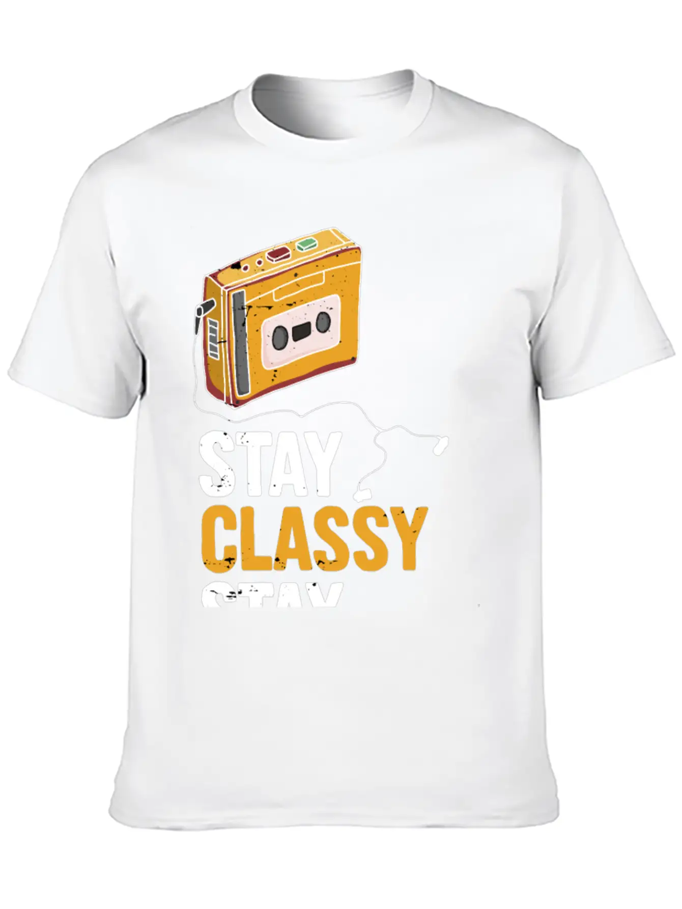 Stay Classy Stay Awesome Essential Cotton Tee For Daily Outfits ¨C Unisex Style