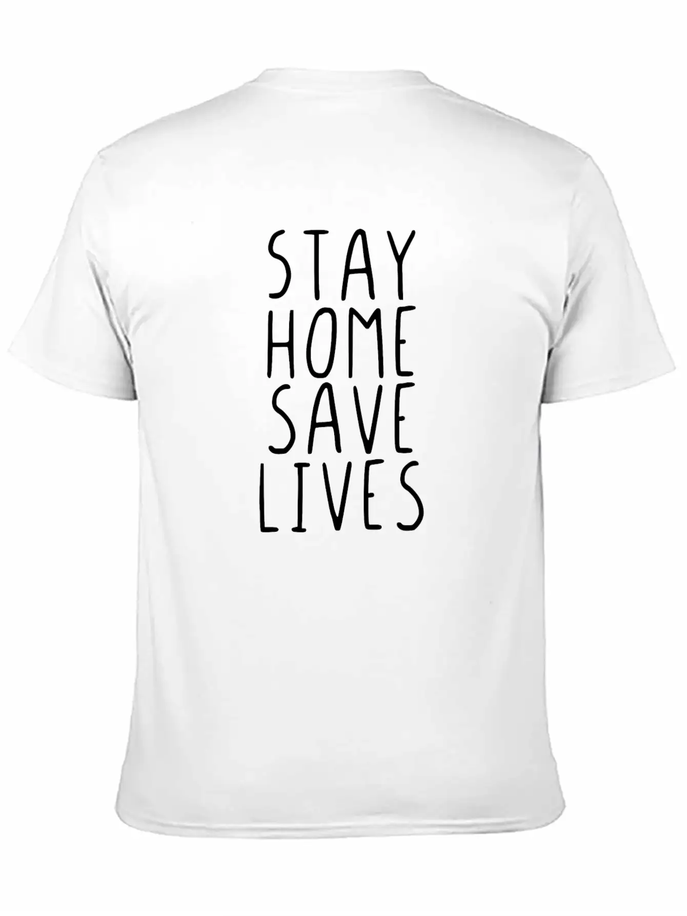 Stay Home Save Lives Unisex Casual T-Shirt ¨C Clean Design For Daily Comfort