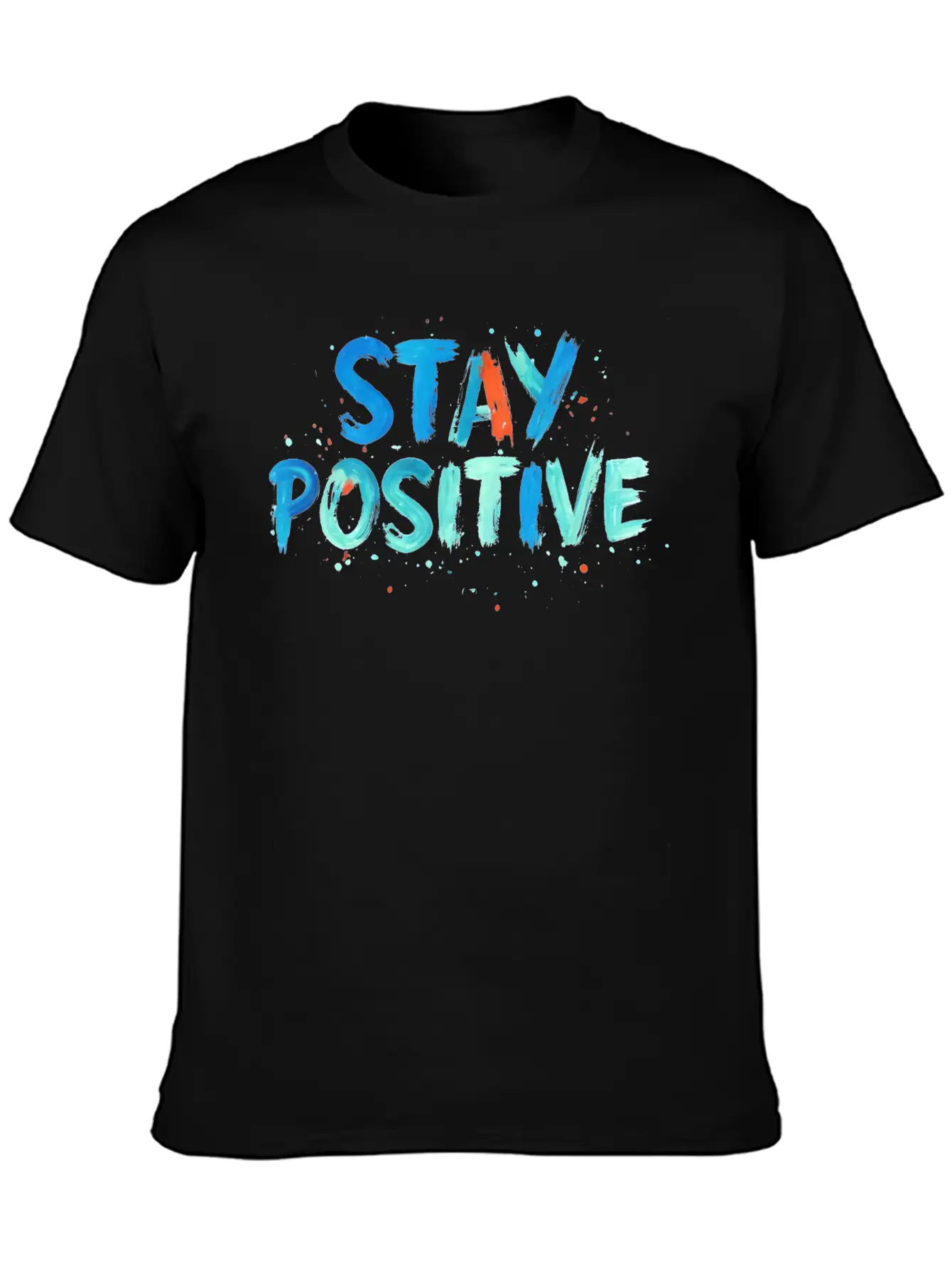 Stay Positive Soft Cotton Short Sleeve Tee ¨C Unisex Wardrobe Staple