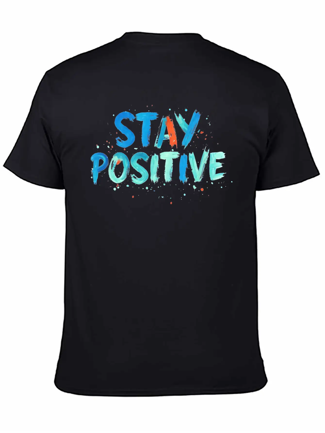 Stay Positive Soft Cotton Short Sleeve Tee ¨C Unisex Wardrobe Staple