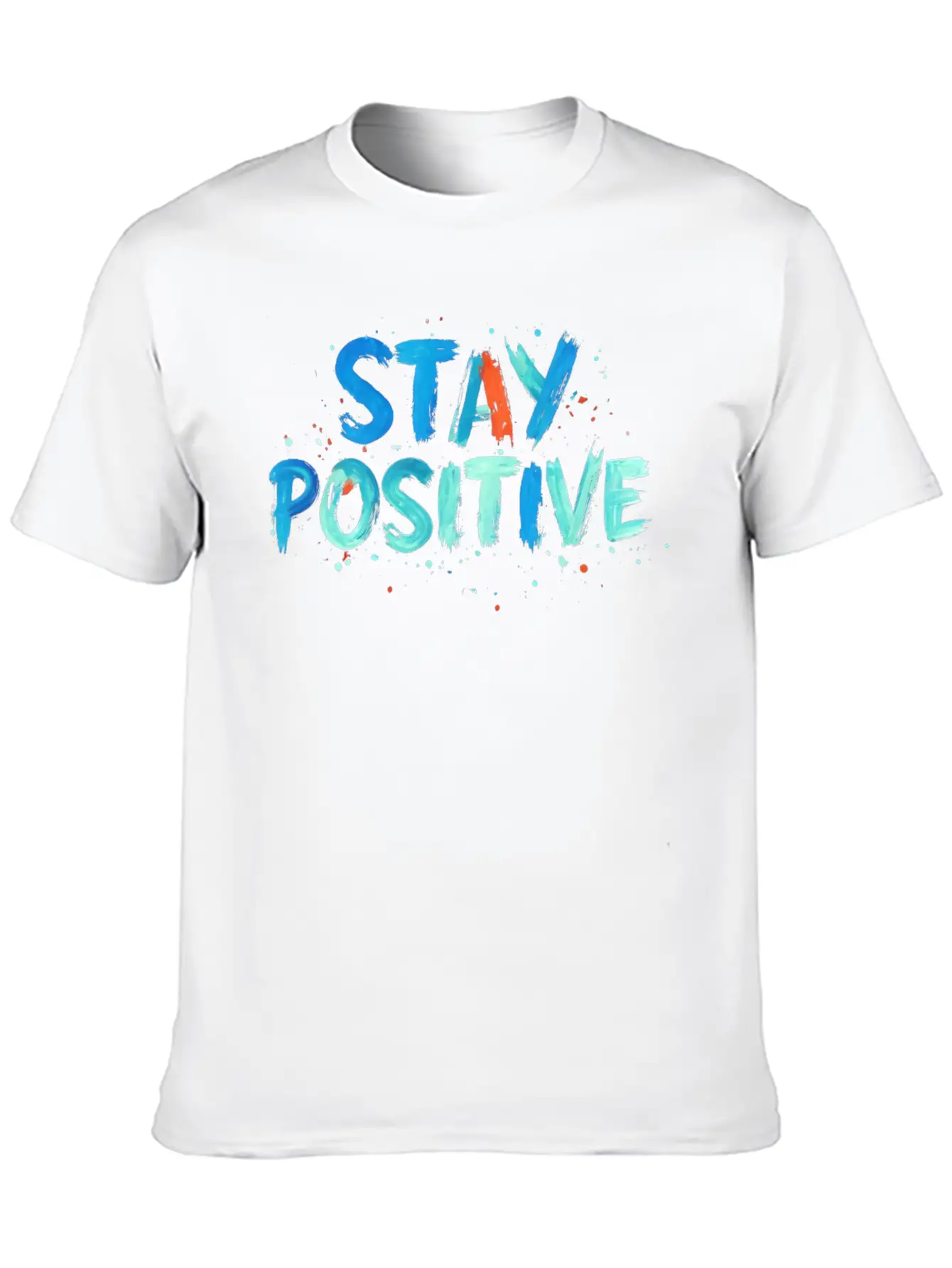 Stay Positive Soft Cotton Short Sleeve Tee ¨C Unisex Wardrobe Staple