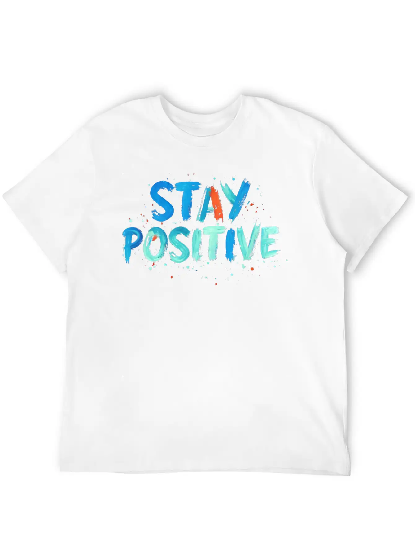 Stay Positive Soft Cotton Short Sleeve Tee ¨C Unisex Wardrobe Staple