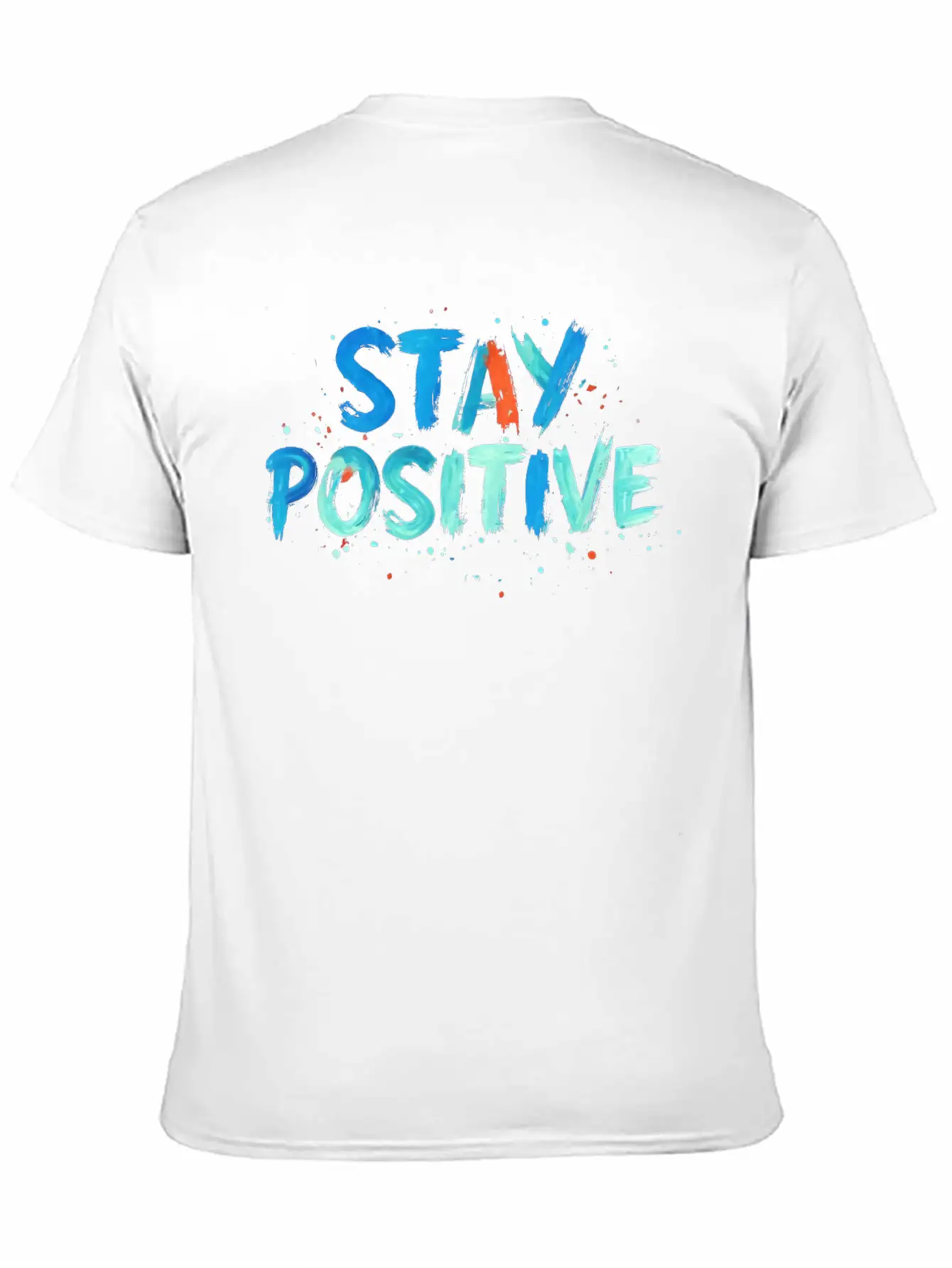 Stay Positive Soft Cotton Short Sleeve Tee ¨C Unisex Wardrobe Staple