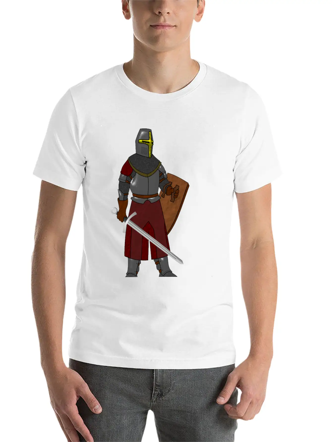 Steel Plate Armor Basic Graphic T-Shirt ¨C Daily Comfort In Soft Cotton