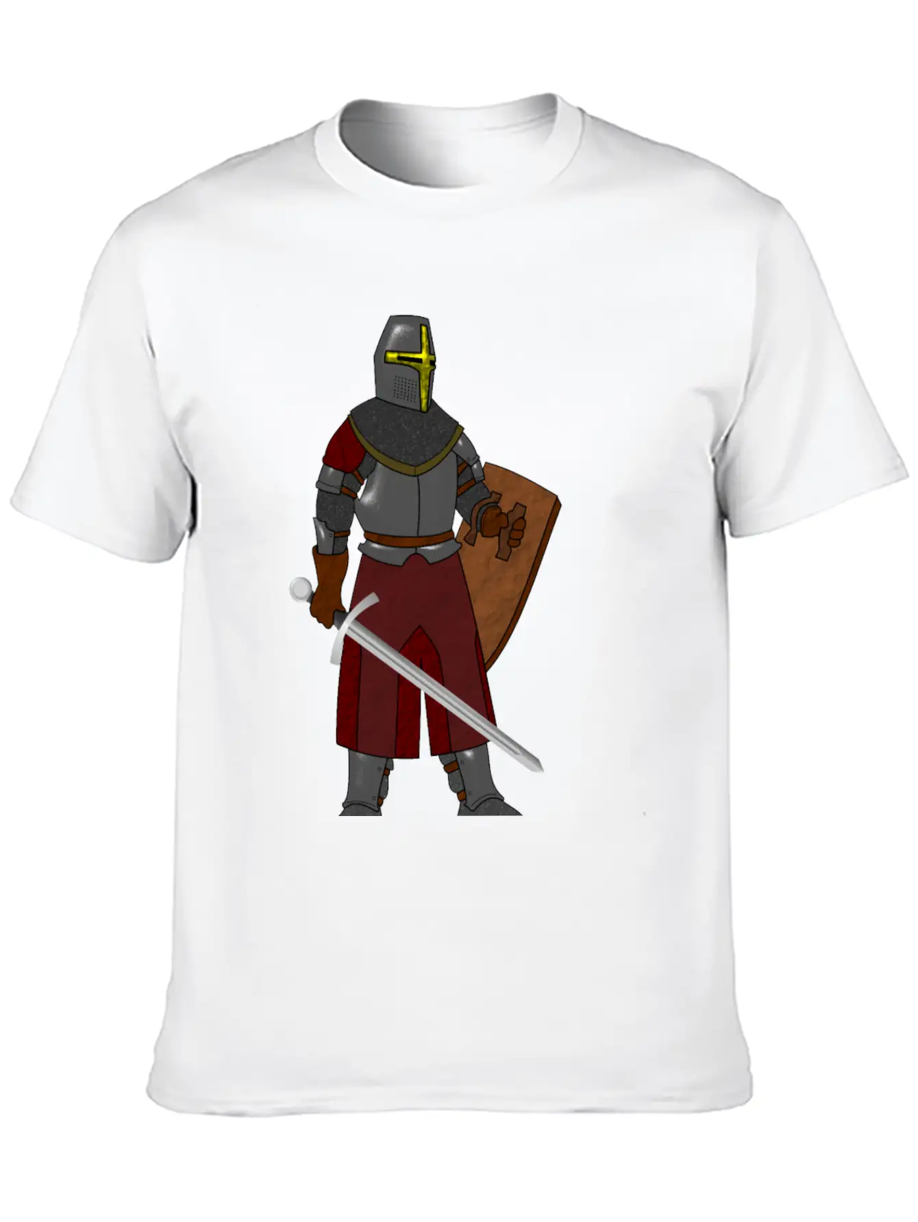 Steel Plate Armor Basic Graphic T-Shirt ¨C Daily Comfort In Soft Cotton