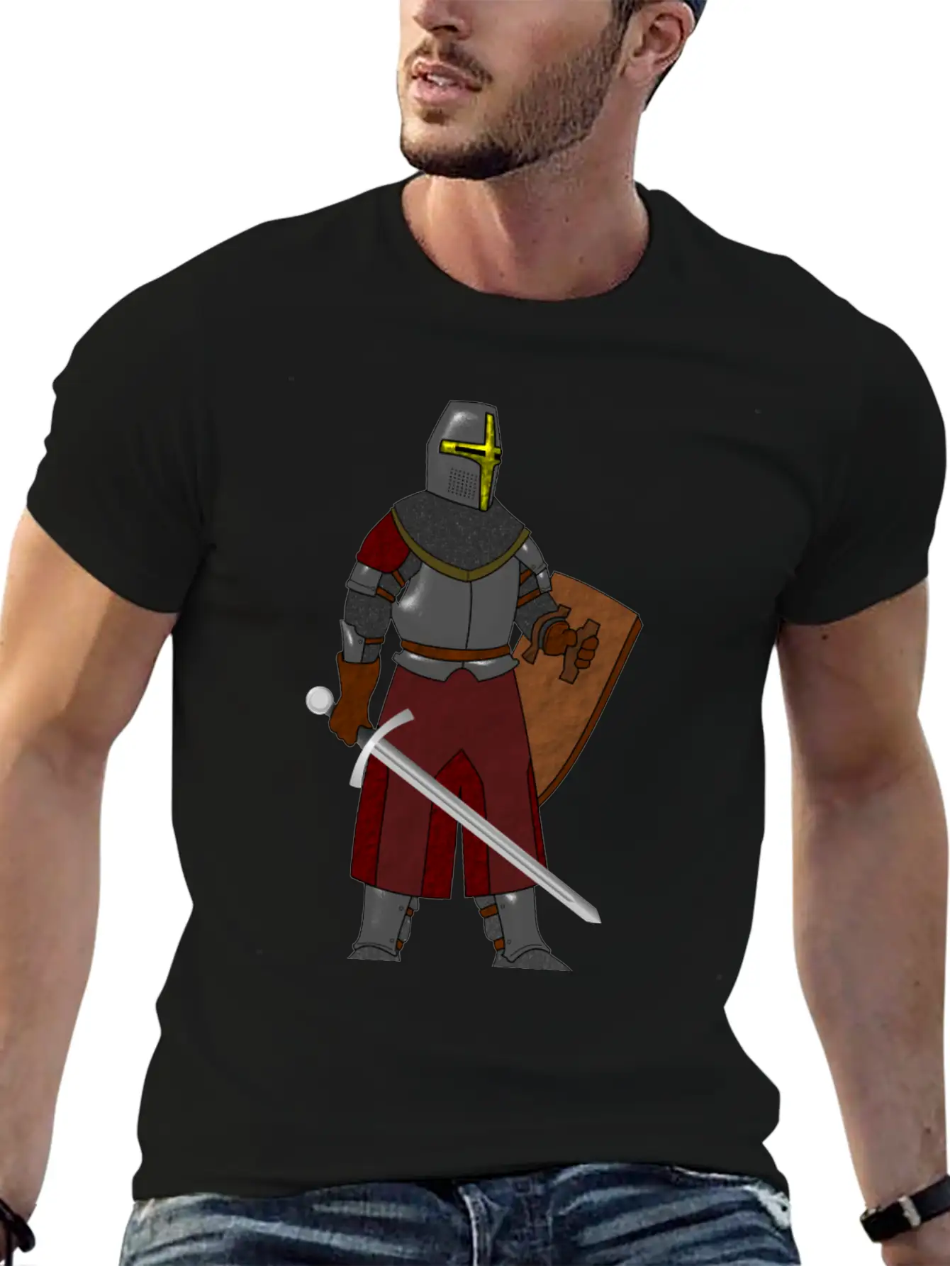 Steel Plate Armor Basic Graphic T-Shirt ¨C Daily Comfort In Soft Cotton