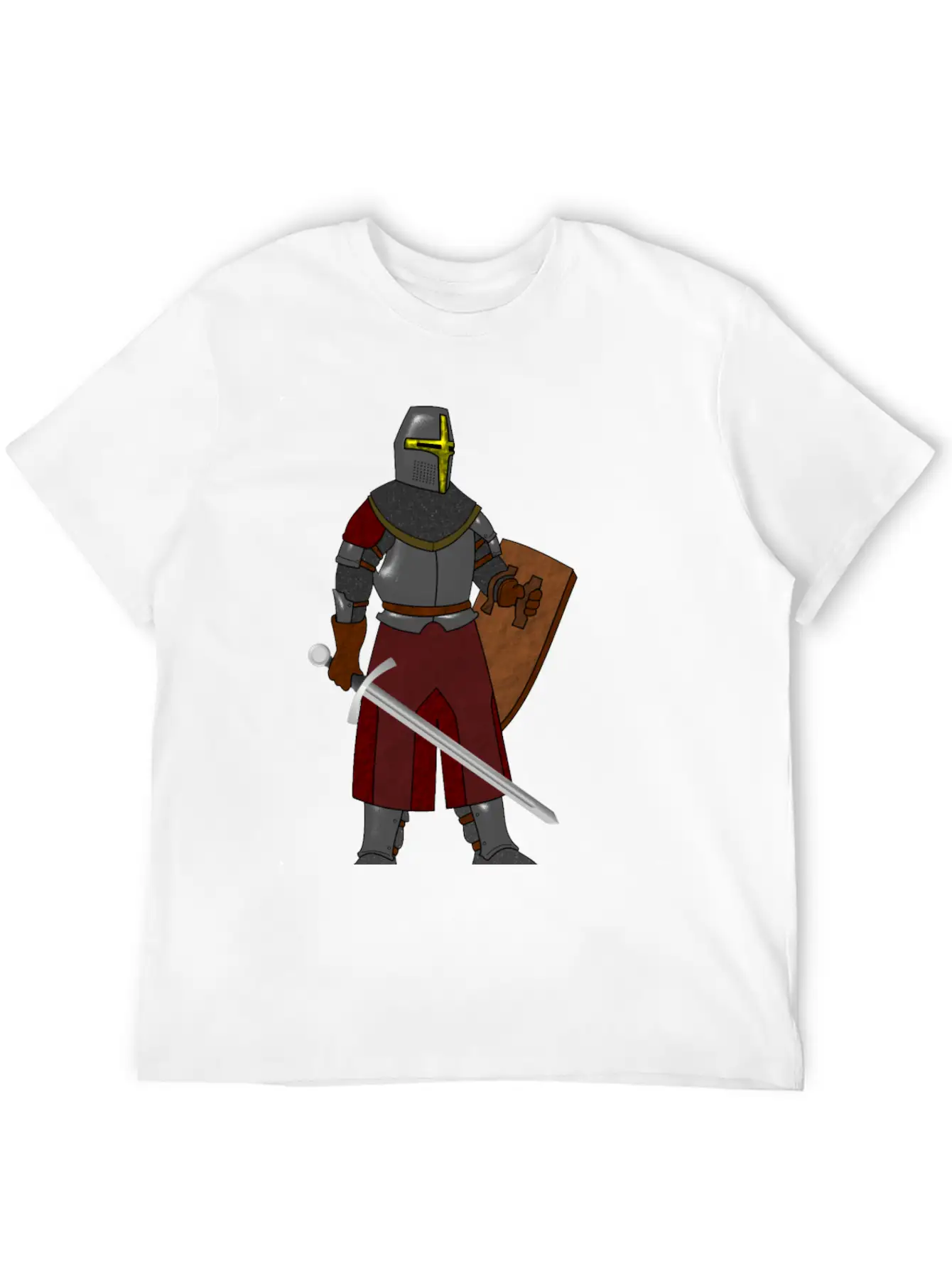 Steel Plate Armor Basic Graphic T-Shirt ¨C Daily Comfort In Soft Cotton