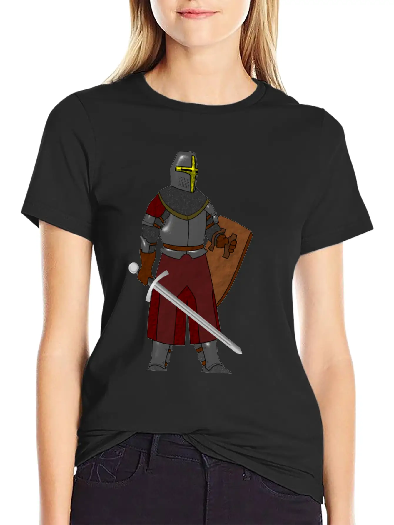 Steel Plate Armor Basic Graphic T-Shirt ¨C Daily Comfort In Soft Cotton