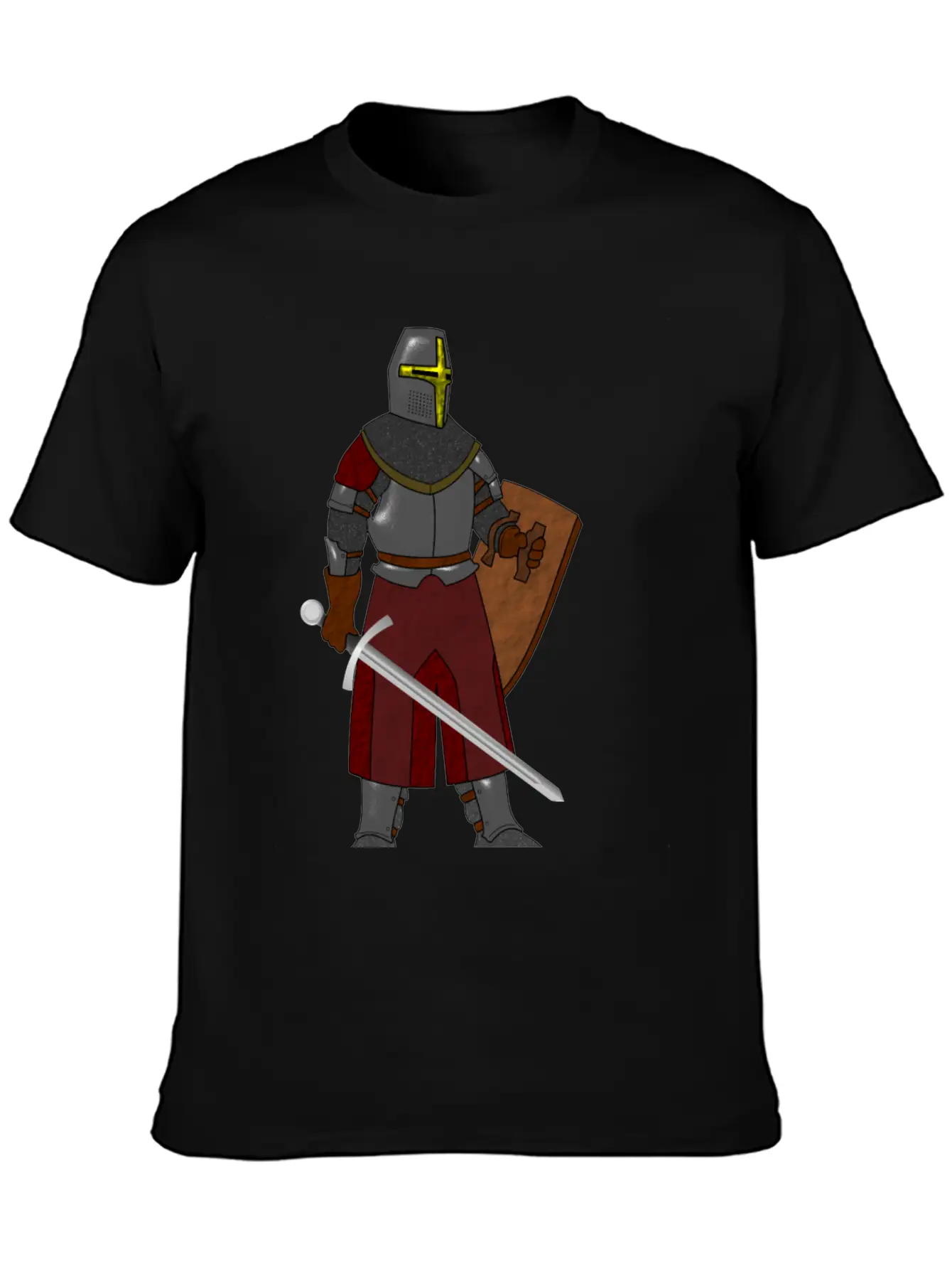 Steel Plate Armor Basic Graphic T-Shirt ¨C Daily Comfort In Soft Cotton