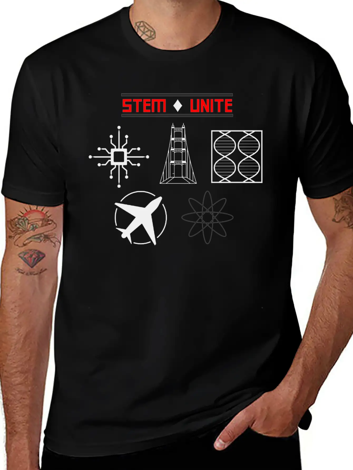 STEM UNITE Female Engineer Soft Cotton Short Sleeve Tee ¨C Unisex Wardrobe Staple
