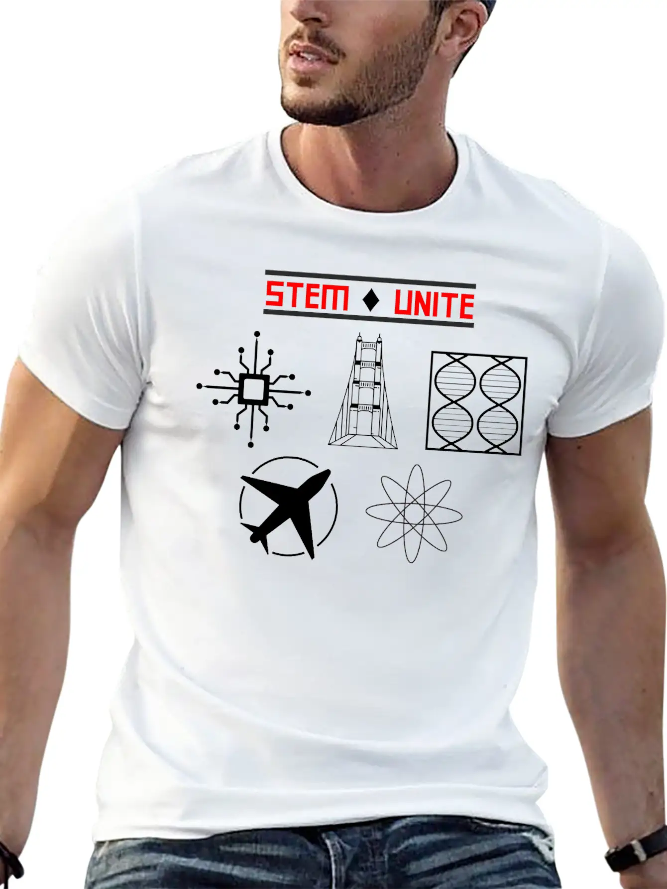 STEM UNITE Female Engineer Soft Cotton Short Sleeve Tee ¨C Unisex Wardrobe Staple
