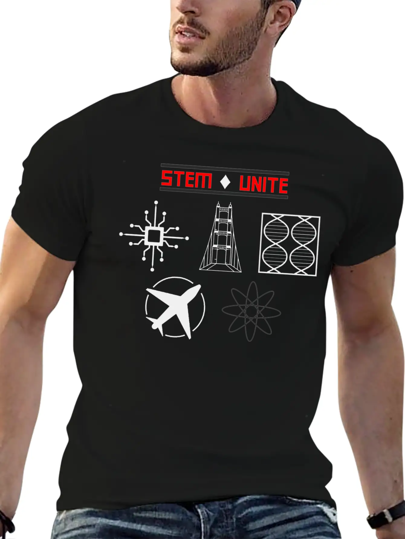STEM UNITE Female Engineer Soft Cotton Short Sleeve Tee ¨C Unisex Wardrobe Staple