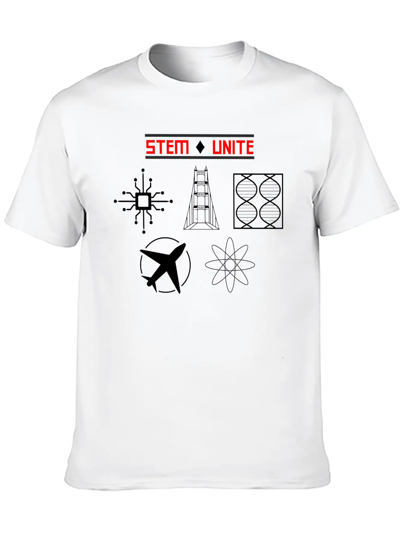 STEM UNITE Female Engineer Soft Cotton Short Sleeve Tee ¨C Unisex Wardrobe Staple