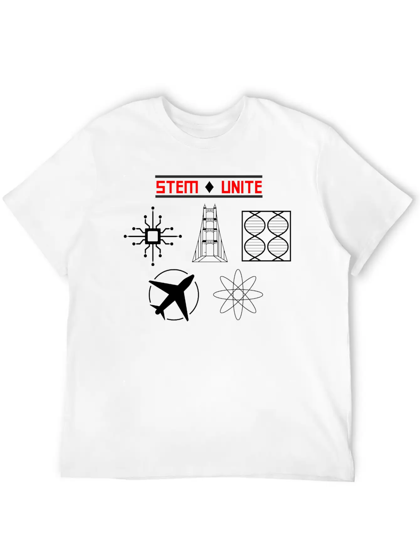 STEM UNITE Female Engineer Soft Cotton Short Sleeve Tee ¨C Unisex Wardrobe Staple