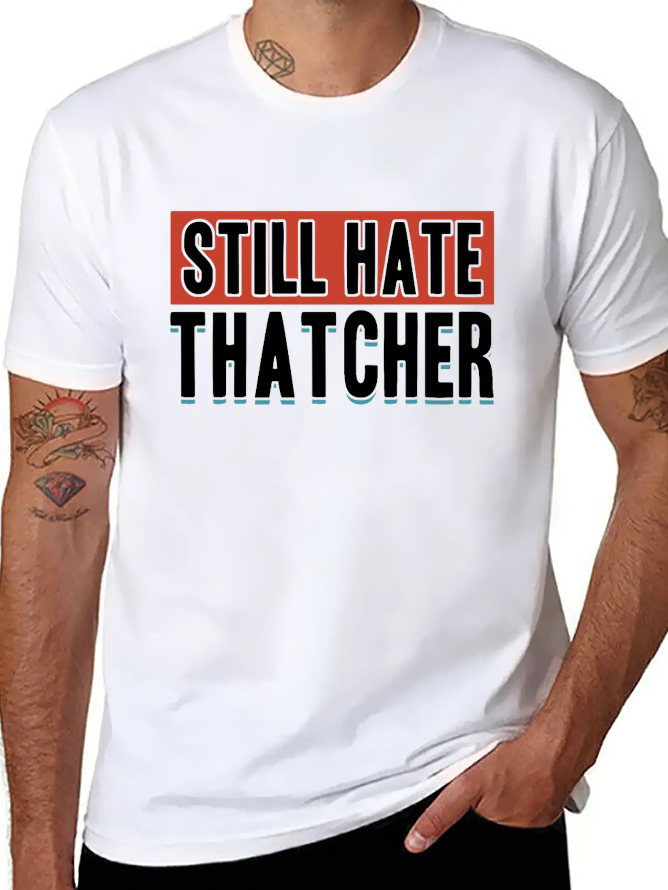 Still Hate Thatcher Communism Anti Gift Idea Essential Cotton Tee For Daily Outfits ¨C Unisex Style