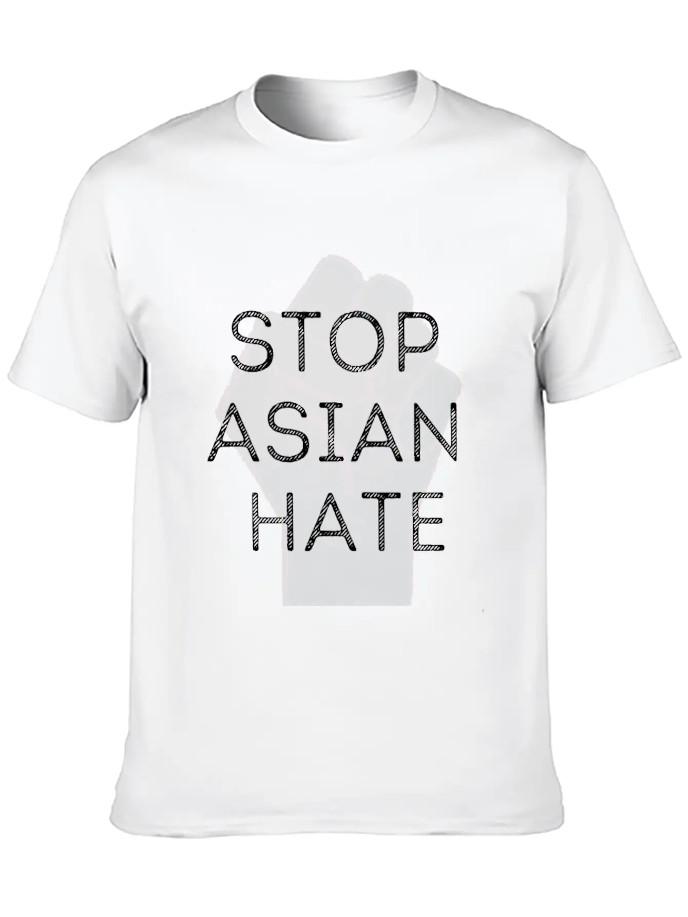 STOP ASIAN HATE Soft Cotton Short Sleeve Tee ¨C Unisex Wardrobe Staple