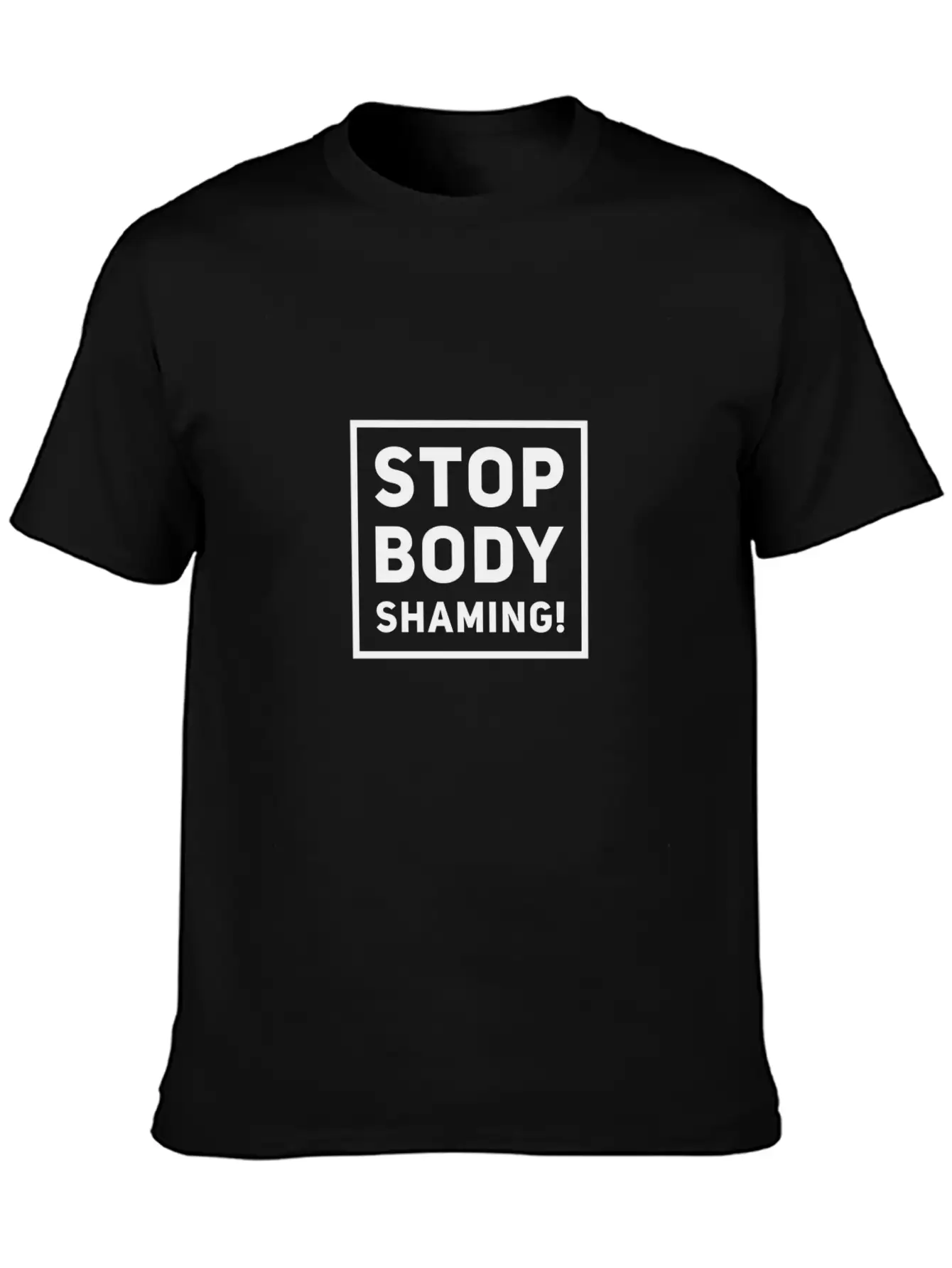 Stop Body Shaming Fat Shaming Gift Idea Basic Graphic T-Shirt ¨C Daily Comfort In Soft Cotton