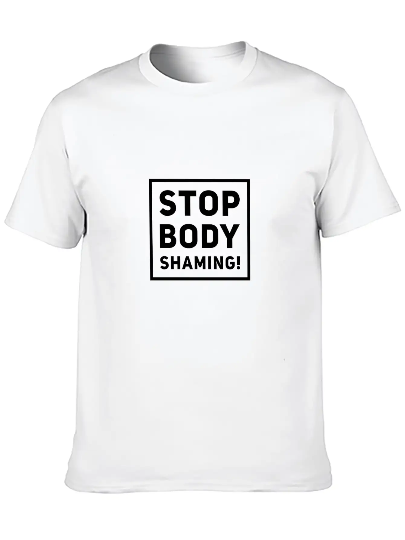 Stop Body Shaming Fat Shaming Gift Idea Basic Graphic T-Shirt ¨C Daily Comfort In Soft Cotton