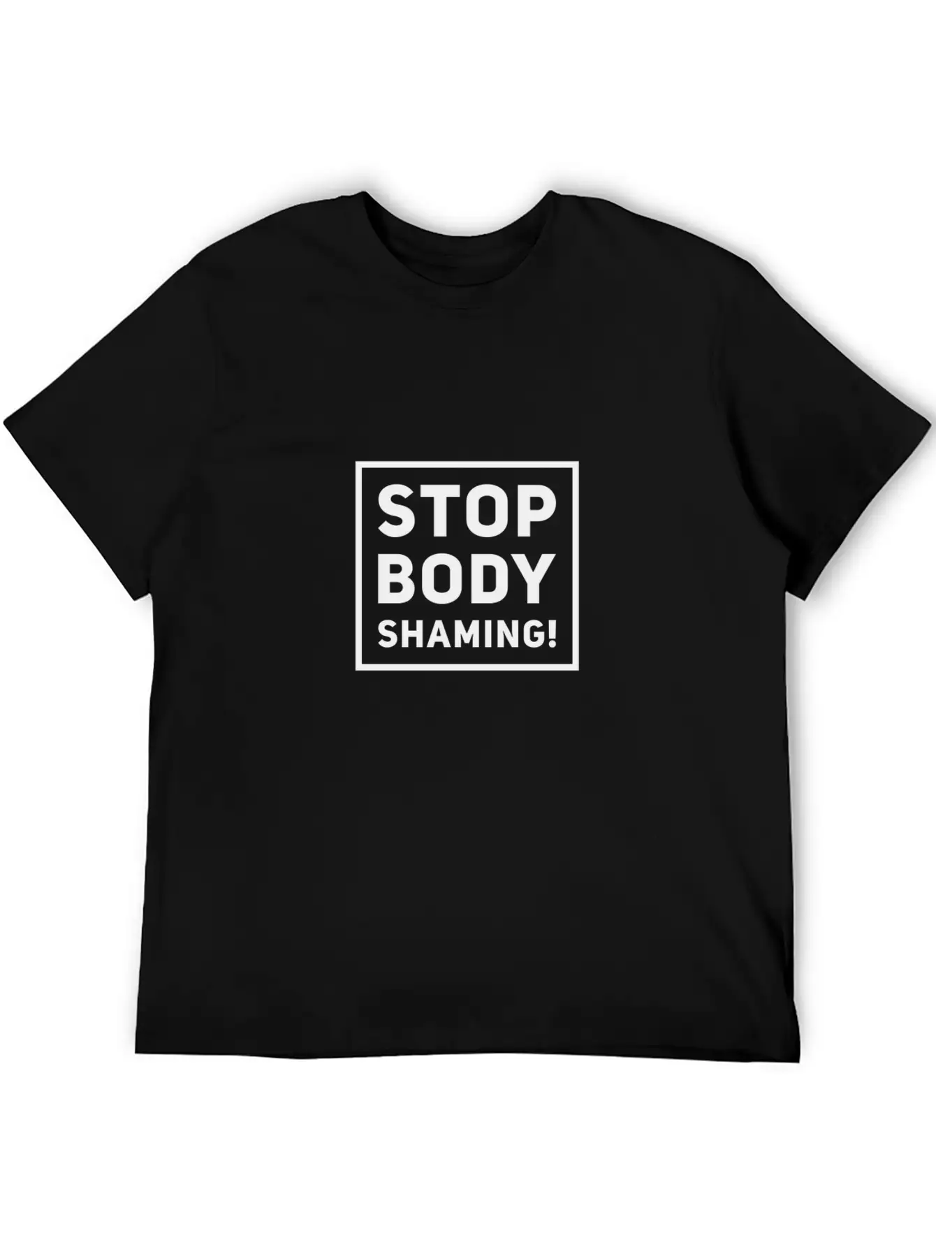 Stop Body Shaming Fat Shaming Gift Idea Basic Graphic T-Shirt ¨C Daily Comfort In Soft Cotton