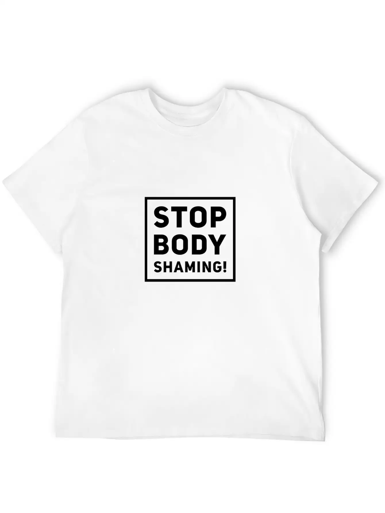 Stop Body Shaming Fat Shaming Gift Idea Basic Graphic T-Shirt ¨C Daily Comfort In Soft Cotton