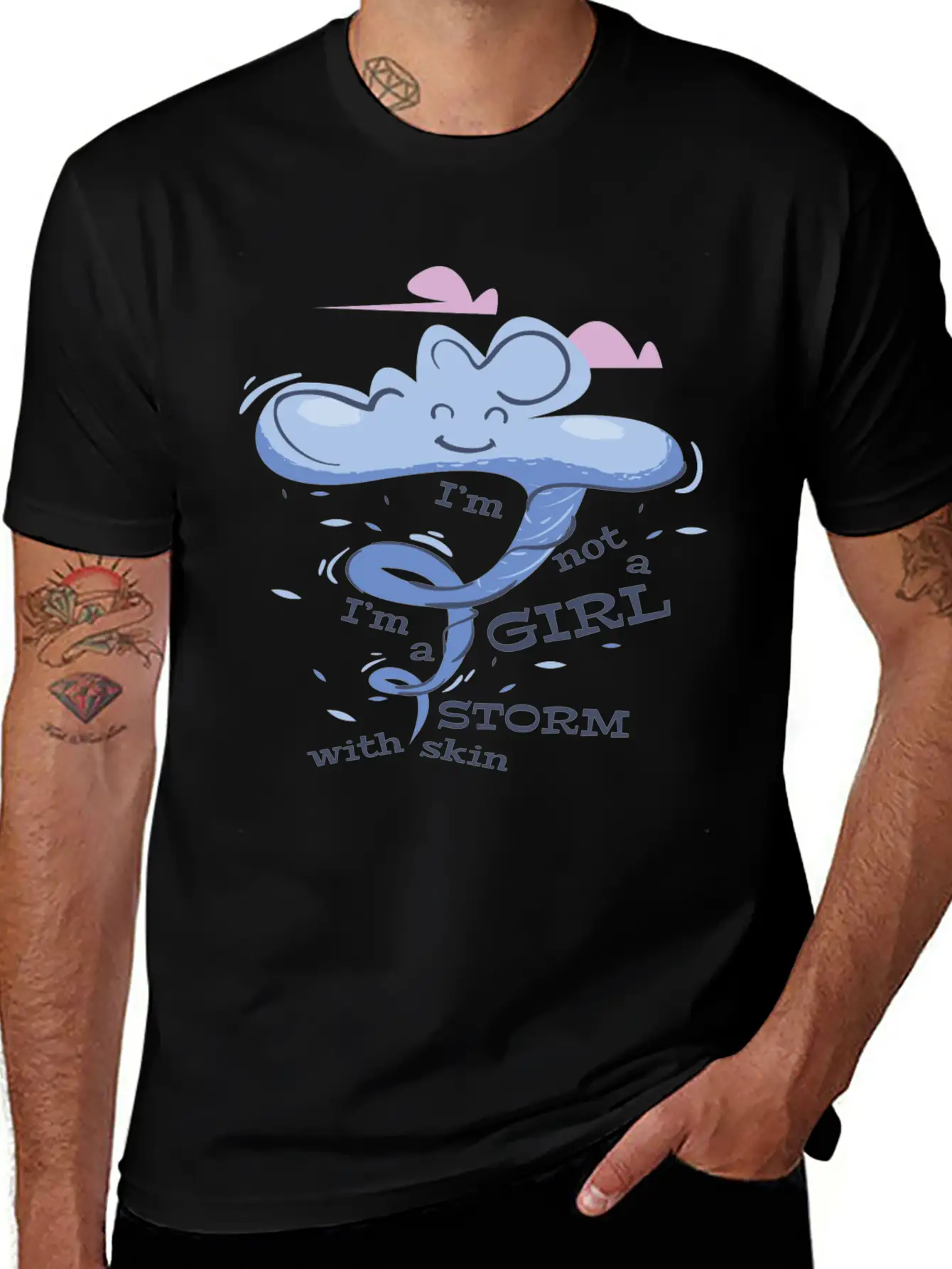 Storm Girl Basic Graphic T-Shirt ¨C Daily Comfort In Soft Cotton