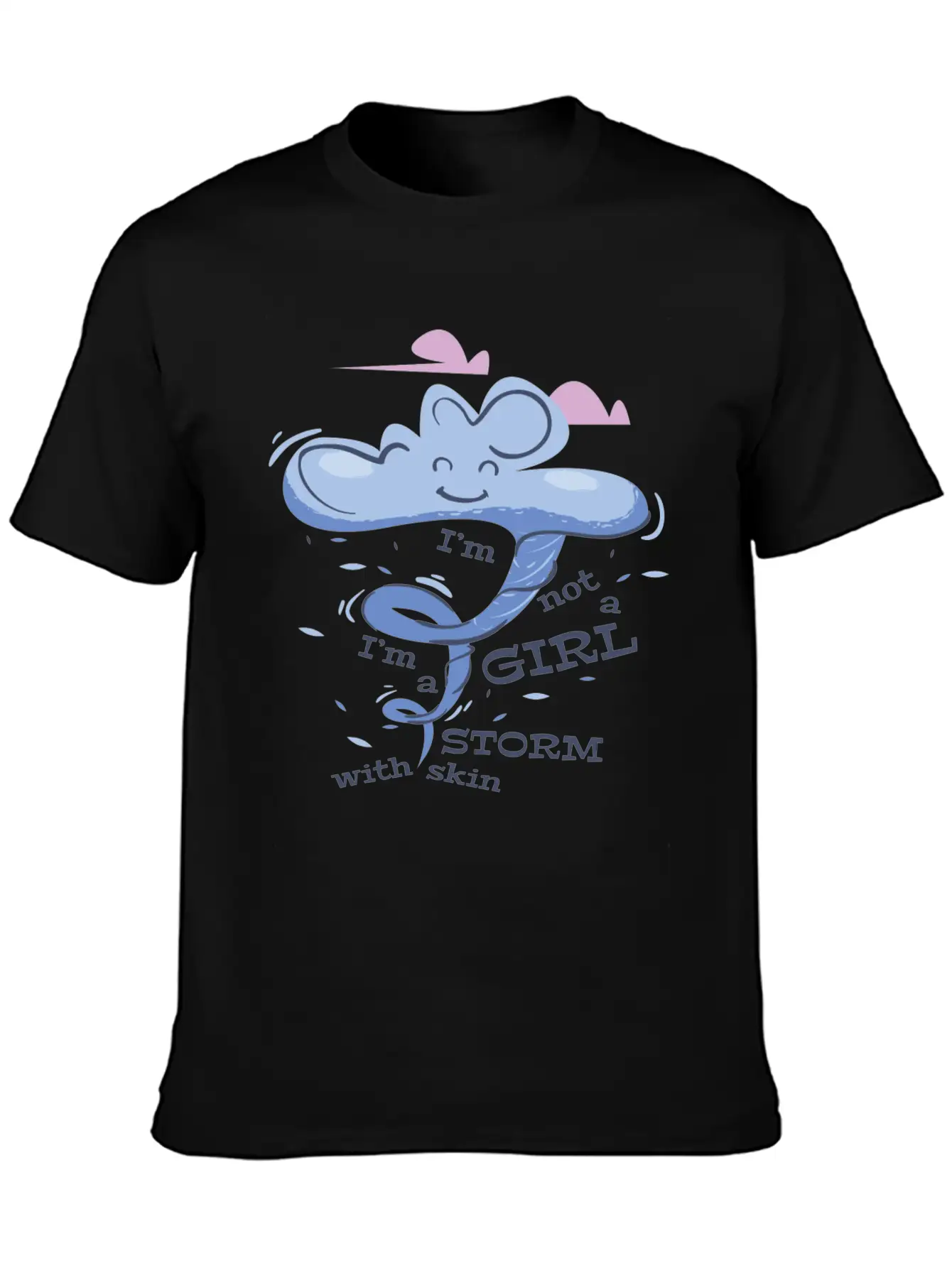 Storm Girl Basic Graphic T-Shirt ¨C Daily Comfort In Soft Cotton