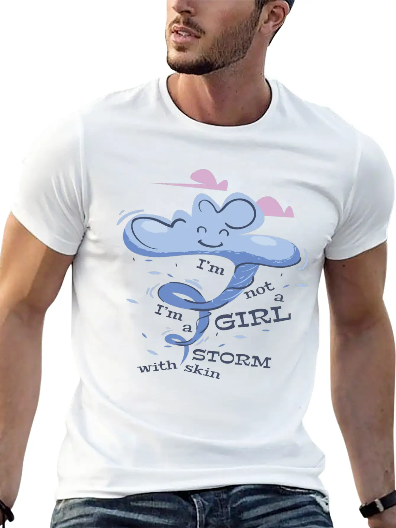 Storm Girl Basic Graphic T-Shirt ¨C Daily Comfort In Soft Cotton
