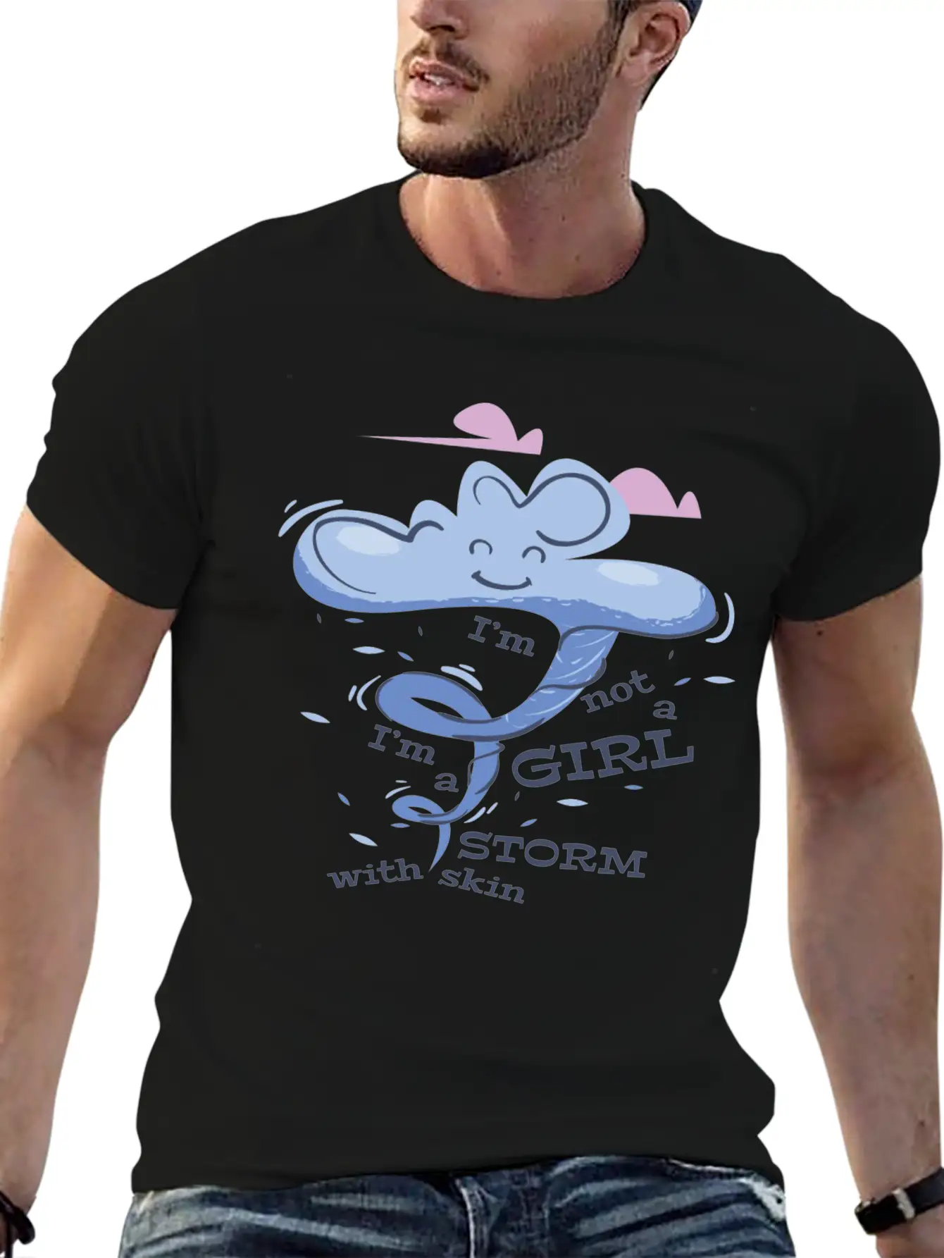 Storm Girl Basic Graphic T-Shirt ¨C Daily Comfort In Soft Cotton
