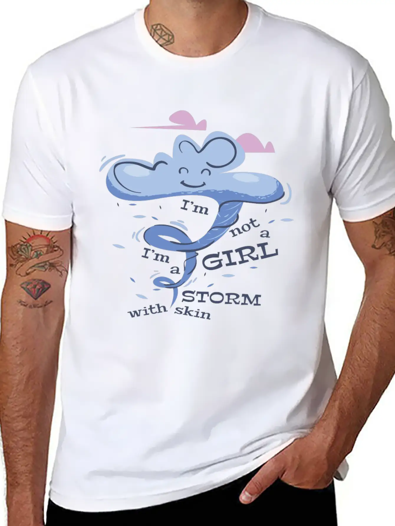 Storm Girl Basic Graphic T-Shirt ¨C Daily Comfort In Soft Cotton