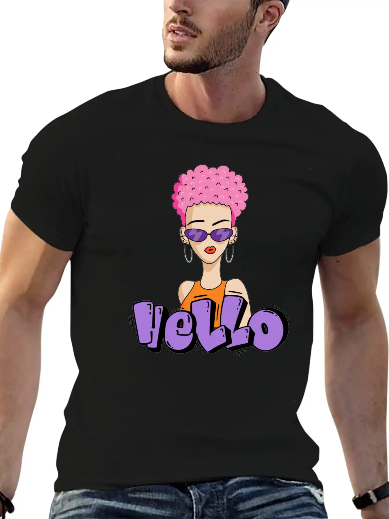 Street Art Design, Gift For Mom, Gift For Sister Essential Cotton Tee For Daily Outfits ¨C Unisex Style