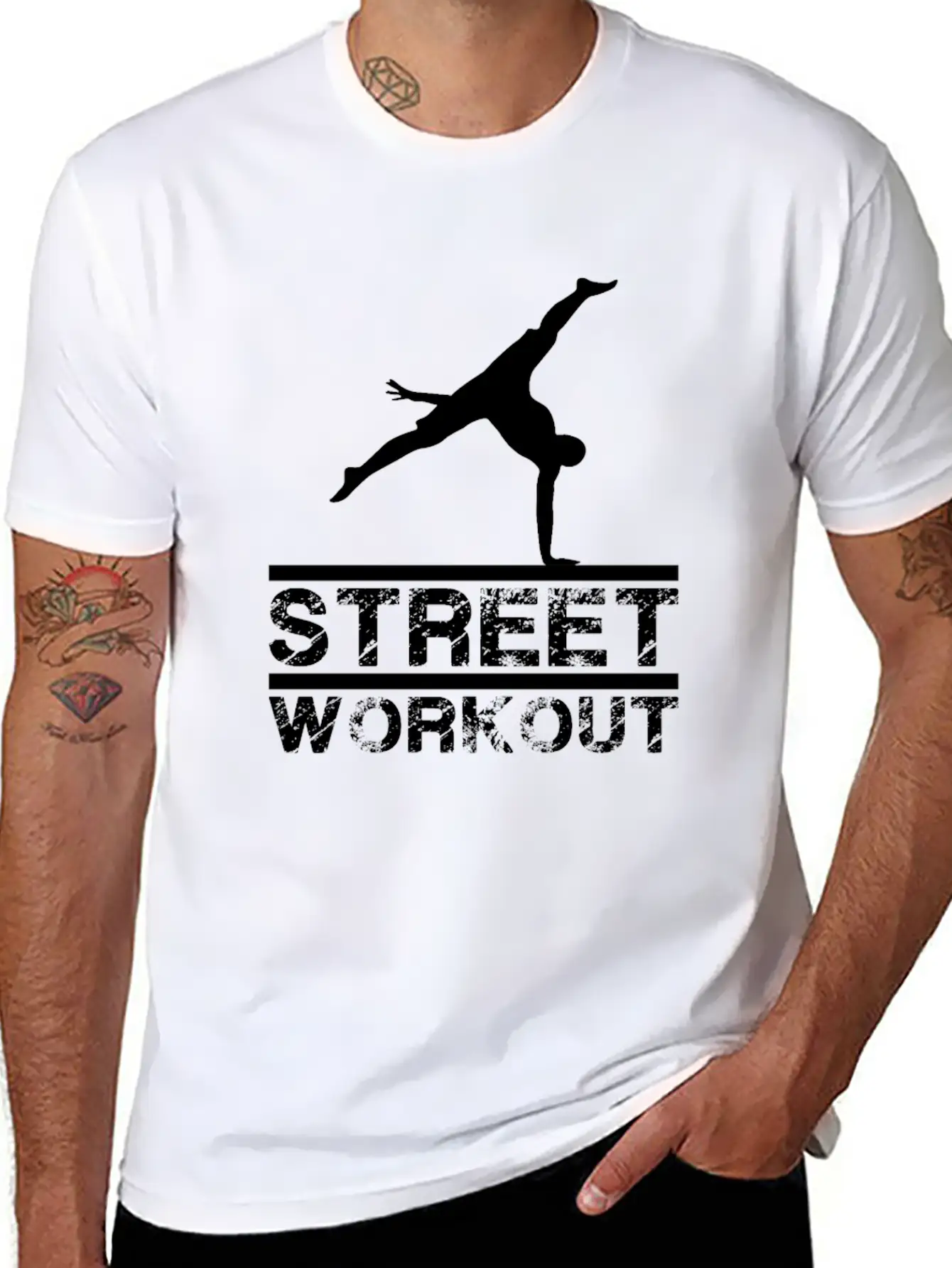 Street Workout Essential Cotton Tee For Daily Outfits ¨C Unisex Style