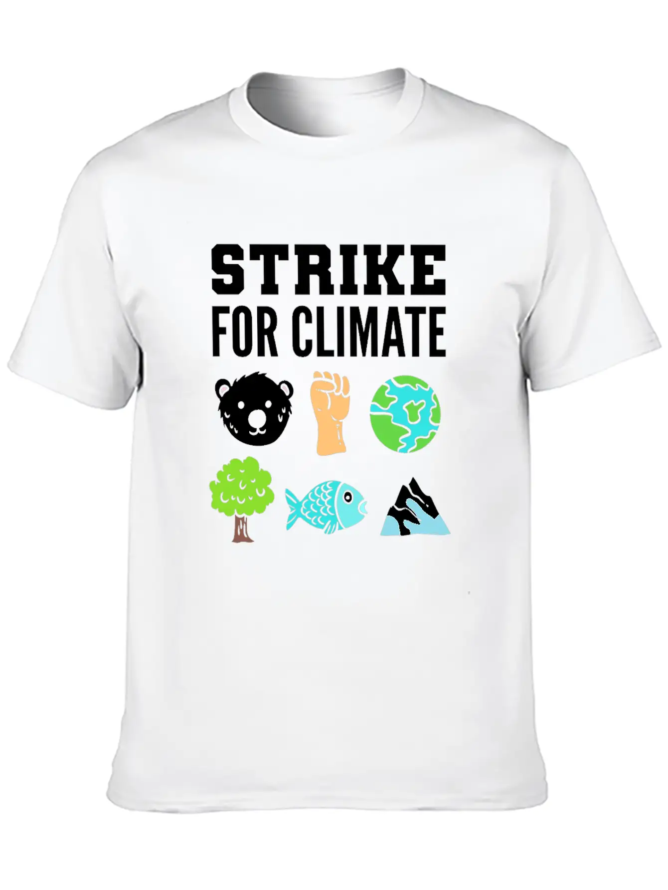 Strike For Climate Eco-Friendly Advocates Gift Essential Cotton Tee For Daily Outfits ¨C Unisex Style