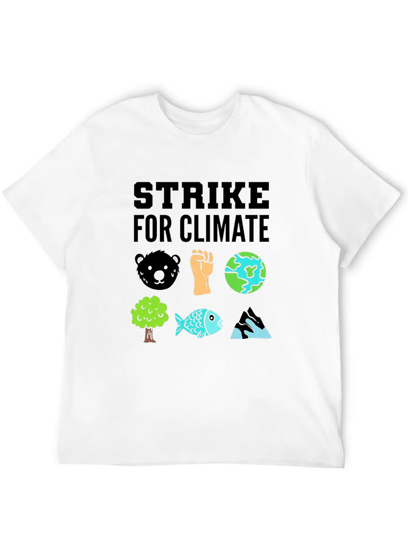 Strike For Climate Eco-Friendly Advocates Gift Essential Cotton Tee For Daily Outfits ¨C Unisex Style