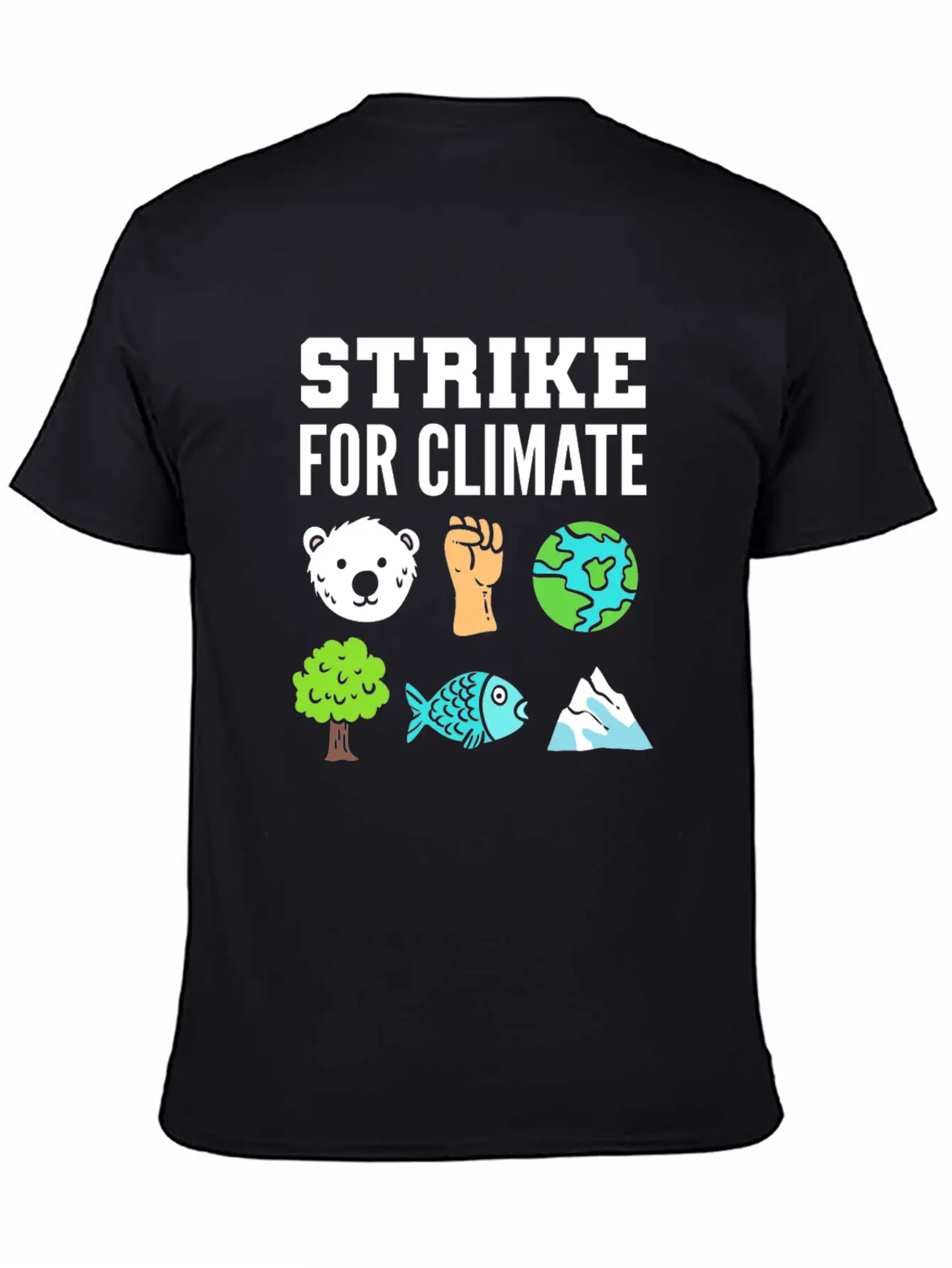 Strike For Climate Eco-Friendly Advocates Gift Essential Cotton Tee For Daily Outfits ¨C Unisex Style