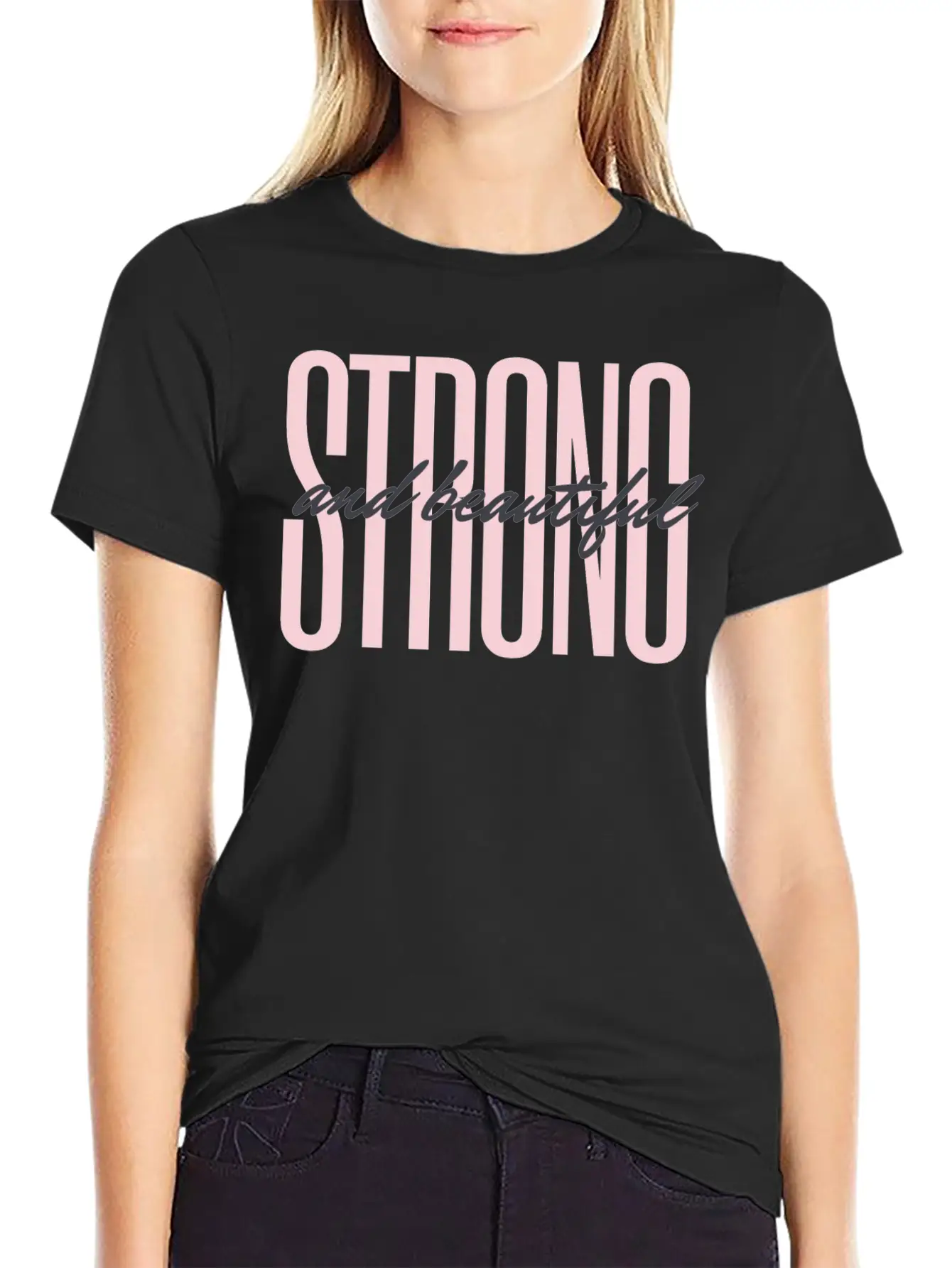 Strong And Beautiful Unisex Casual T-Shirt ¨C Clean Design For Daily Comfort