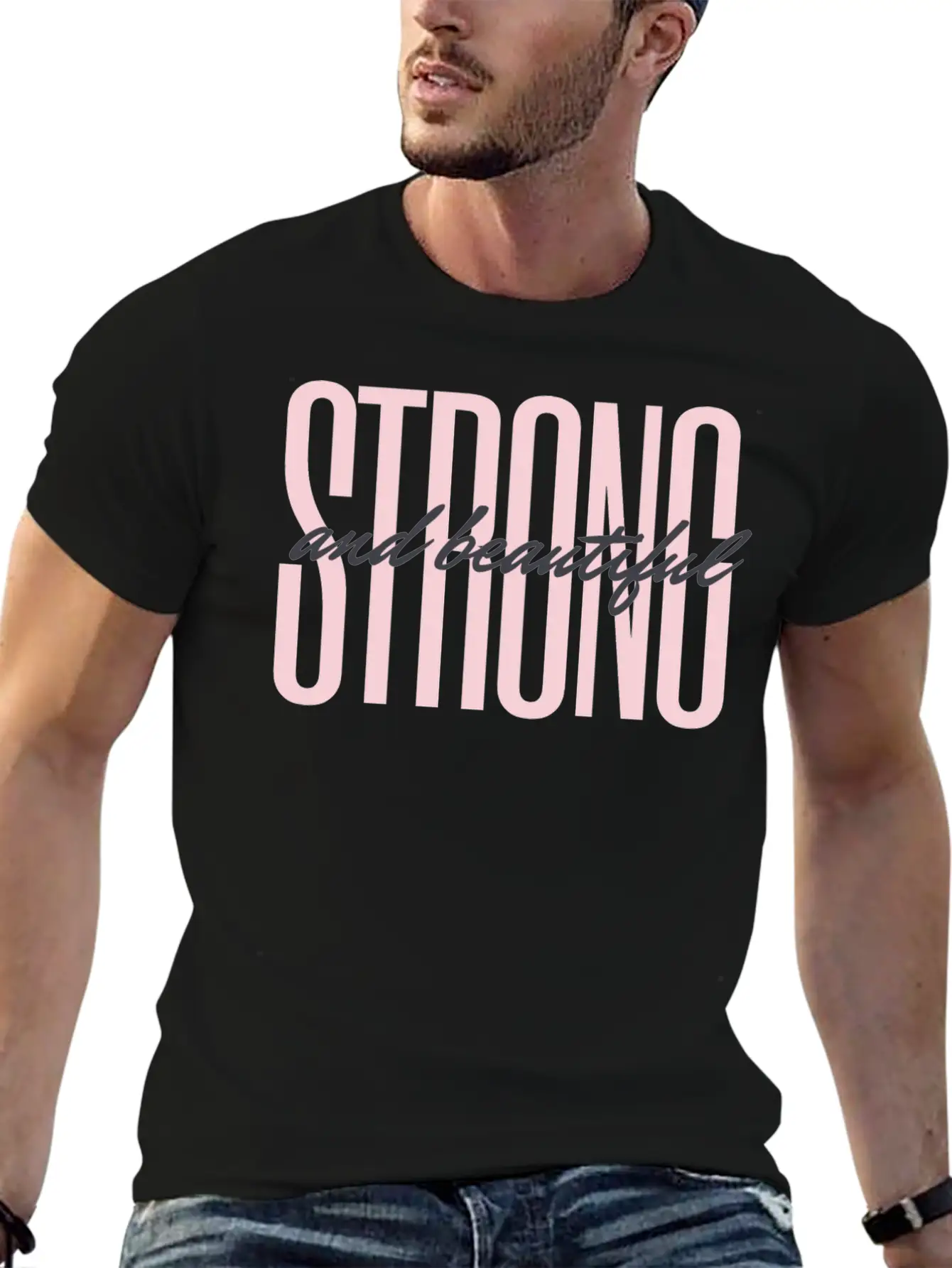 Strong And Beautiful Unisex Casual T-Shirt ¨C Clean Design For Daily Comfort