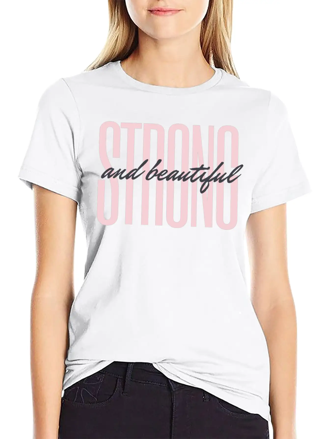 Strong And Beautiful Unisex Casual T-Shirt ¨C Clean Design For Daily Comfort