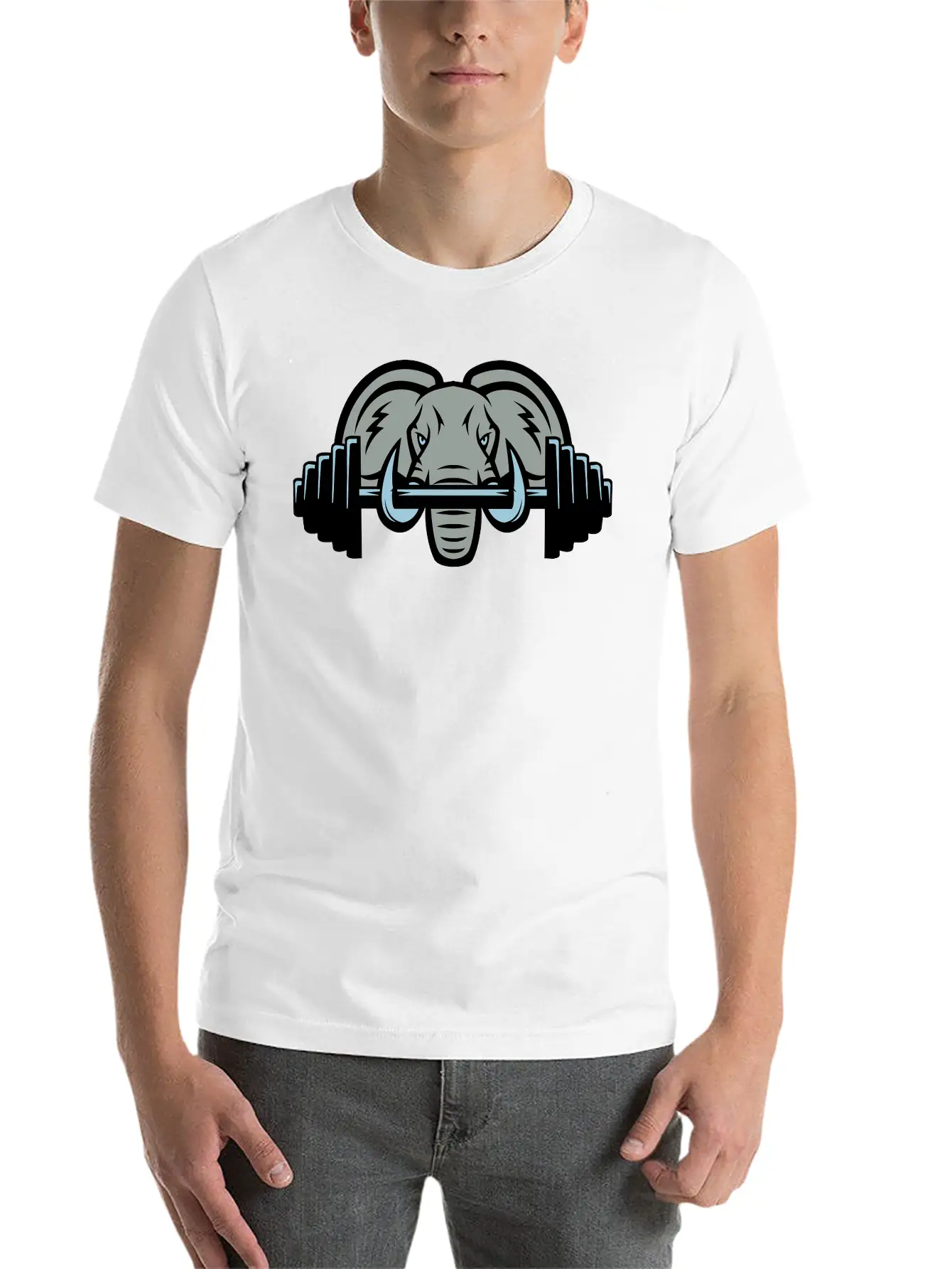 Strong Elephant Essential Cotton Tee For Daily Outfits ¨C Unisex Style