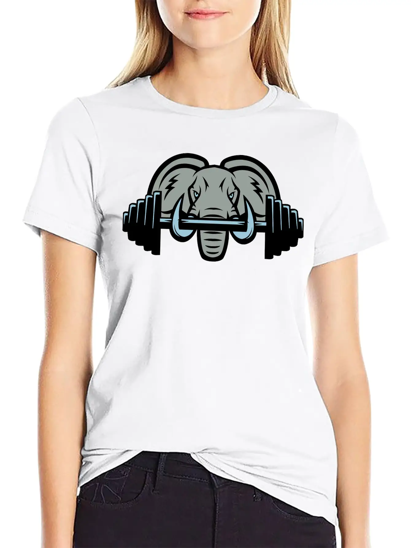 Strong Elephant Essential Cotton Tee For Daily Outfits ¨C Unisex Style